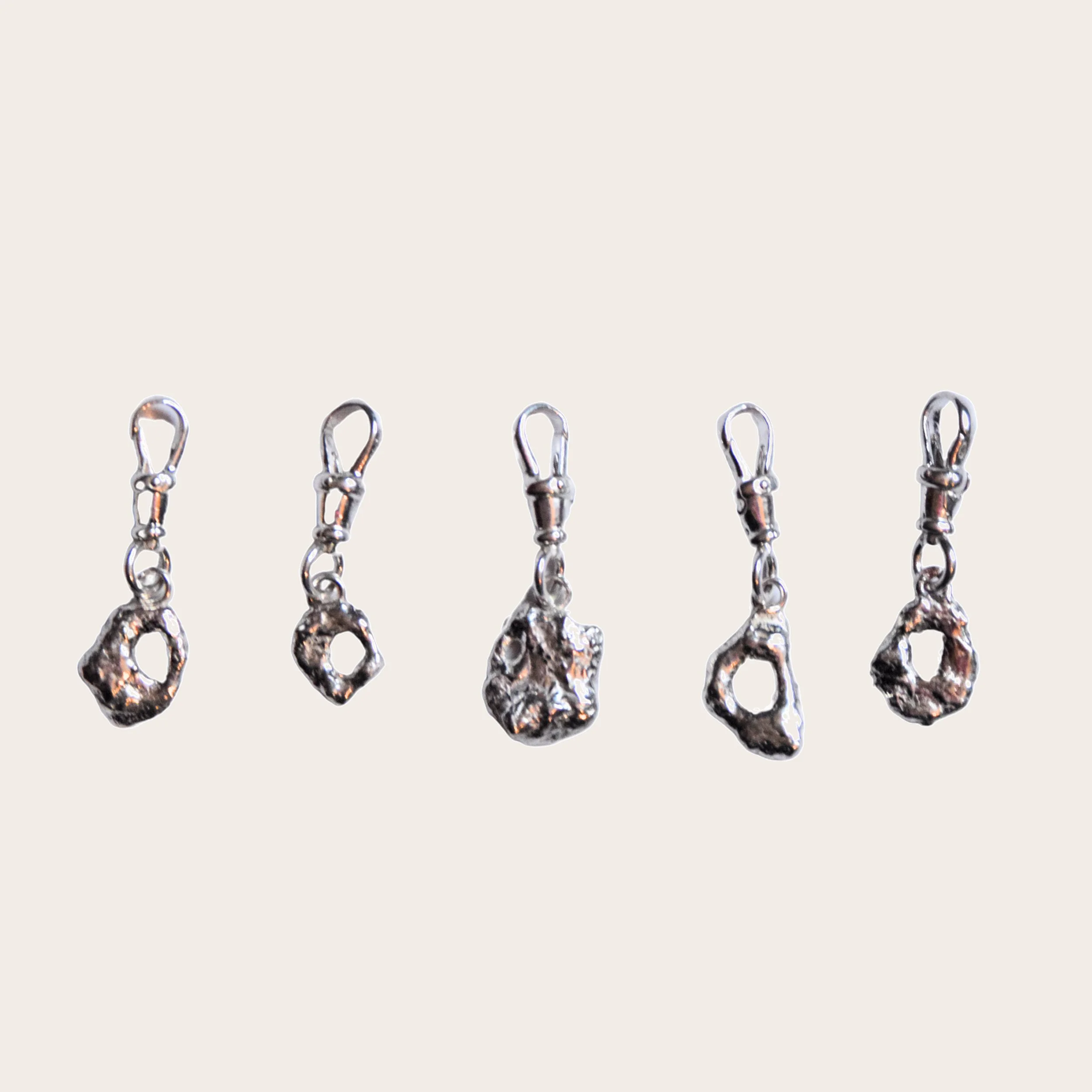 Clip-on Sculptural charms