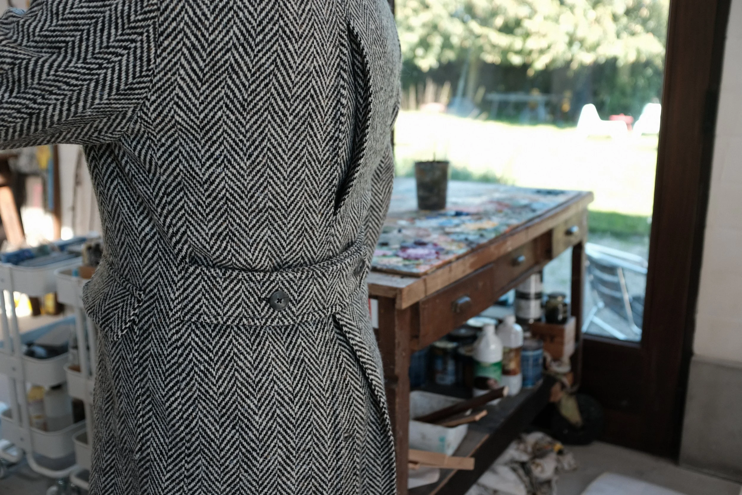 Polo Coat 
Fabric - Magee Errigal Donegal 