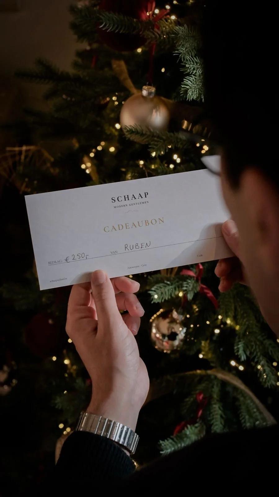 Schaap tailors cadeaubon