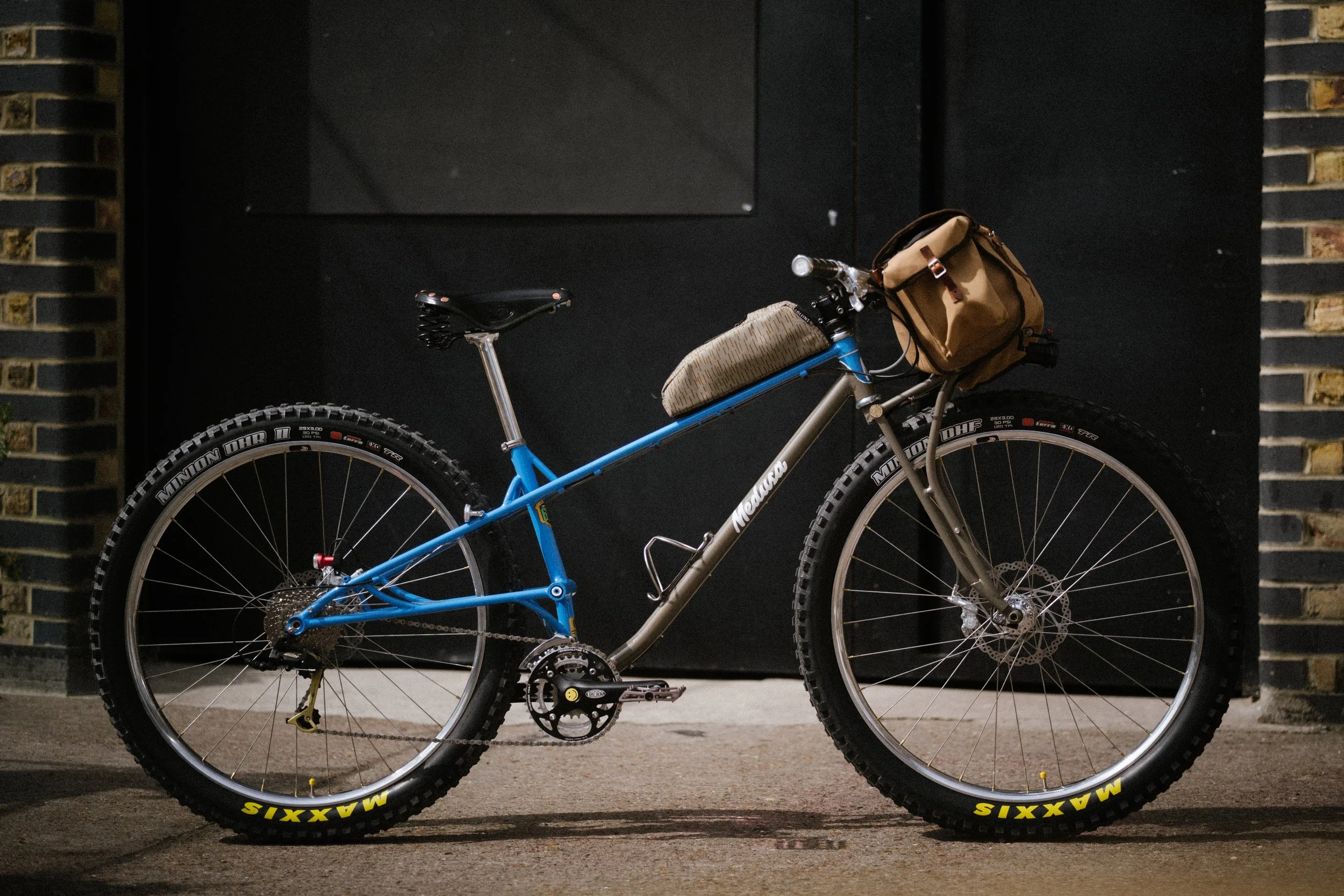 Medusa Cycles Kangal bespoked uk ritchey shimano Dore LX Thorn crankset DT swiss Velocity Dually brooks