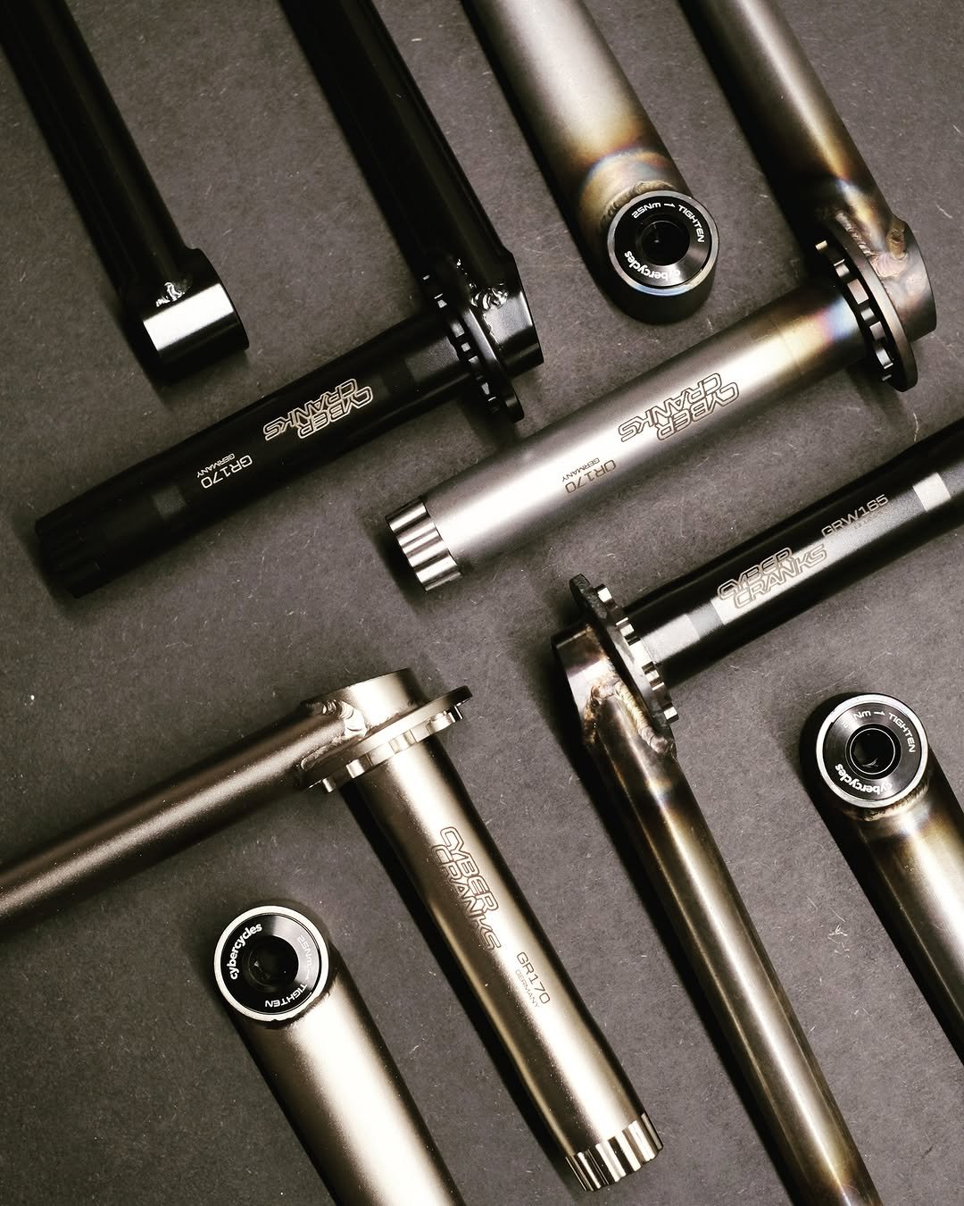 Cyber Cycles 3rd Gen Cranks, Panaracer 20 Gravel King Tires, Chris King 50th Year