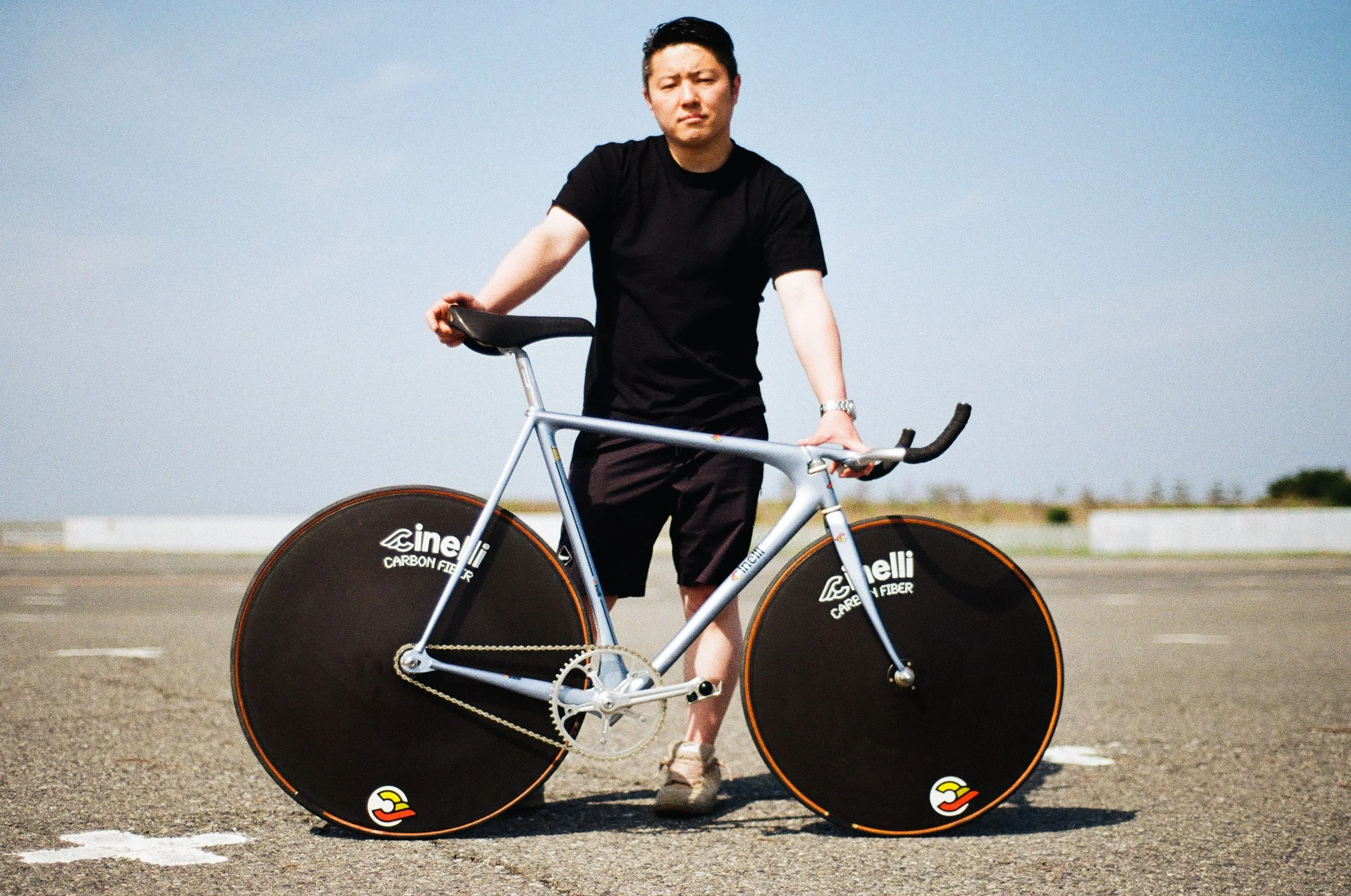 Cinelli Laser Nuova Evoluzione fixed gear track bike collection campagnolo japan show bike m71 pedals