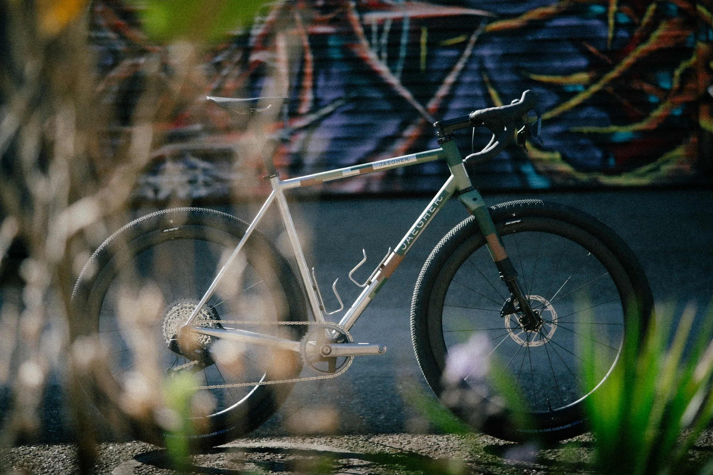 Jeagher Typhoon FL.X gravel custom stainless can creek scope R4 G Enve Sram Rival XPLR