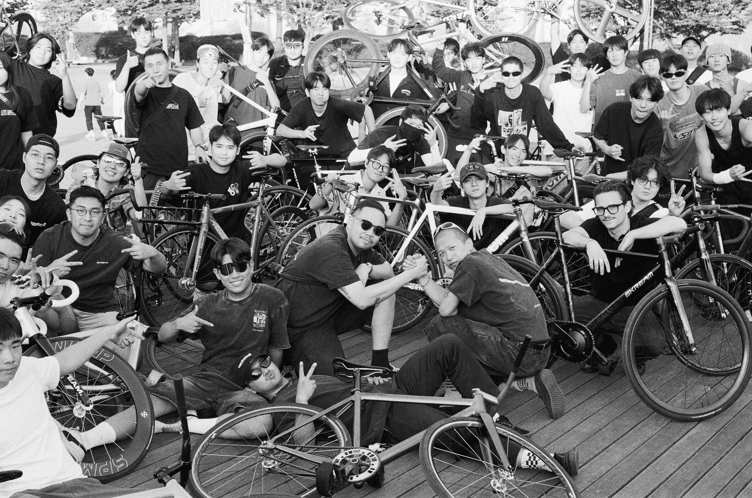 Fixed Gear Track Bike Skream Seoul Launch Party Magnum Opus