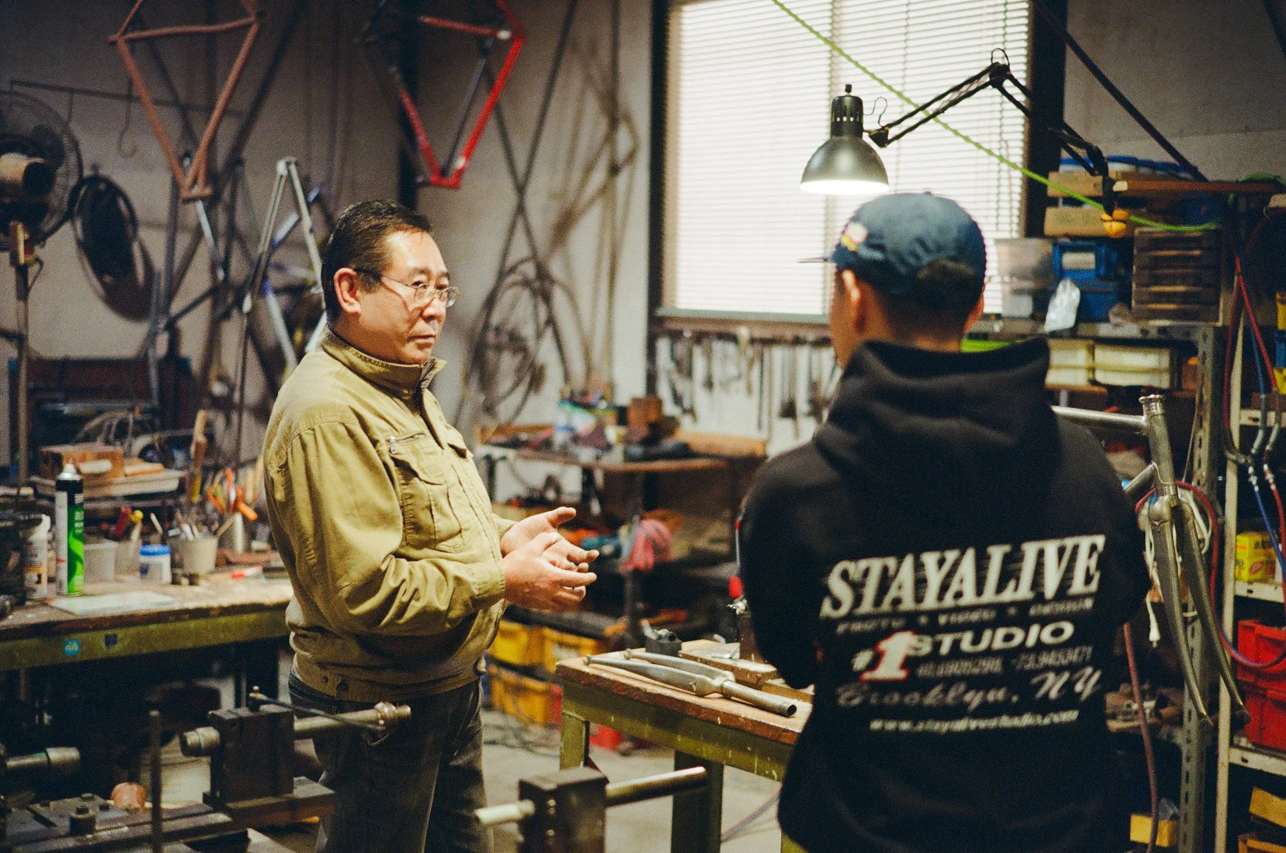 NJS Sratos fixed gear track bike japan BSBC 25las kalavinka framebuilding handmade