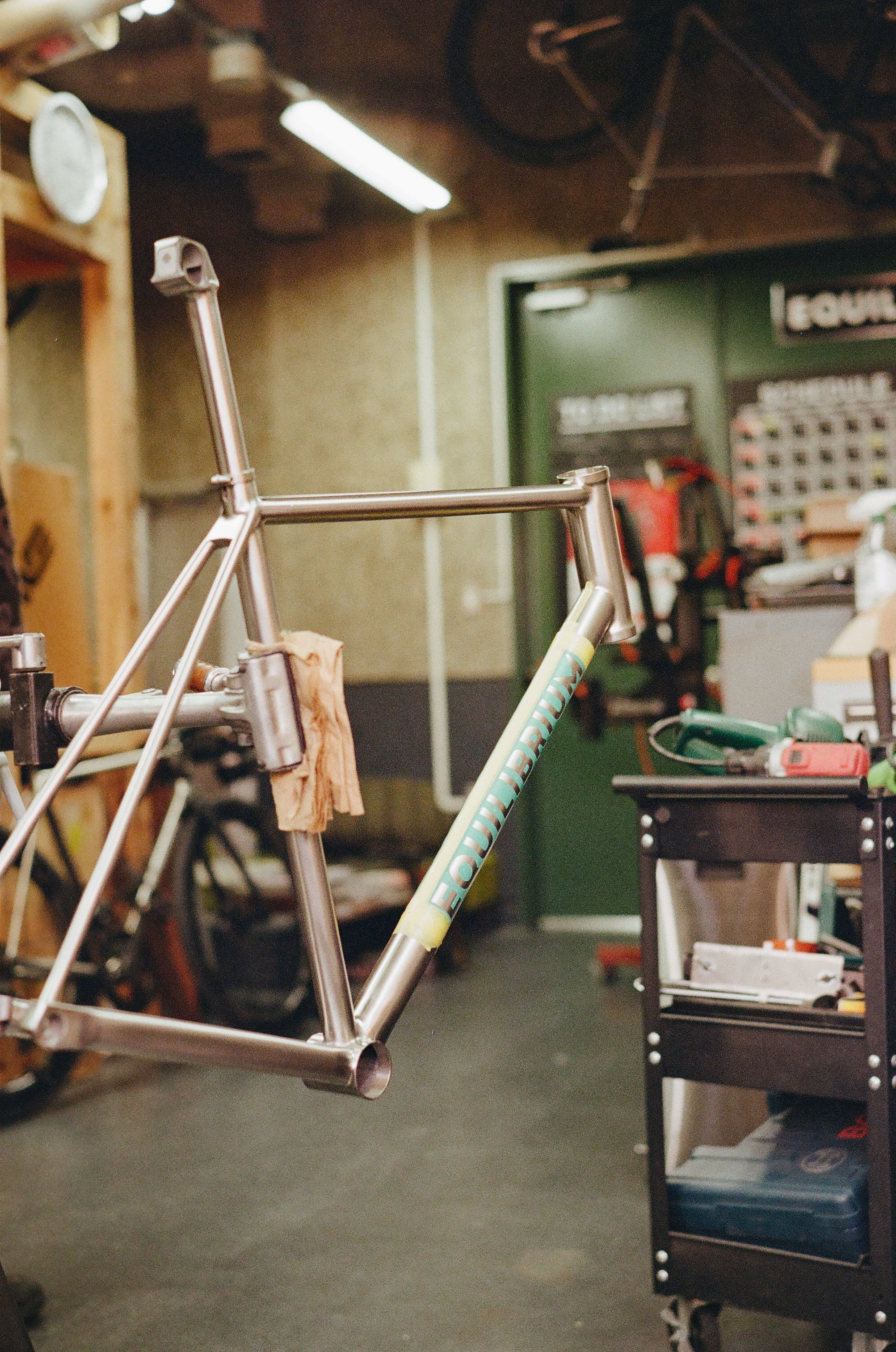 Vladimir Balahovsky  Equilibrium Cycleworks Titanium hand made frame building enve japan
