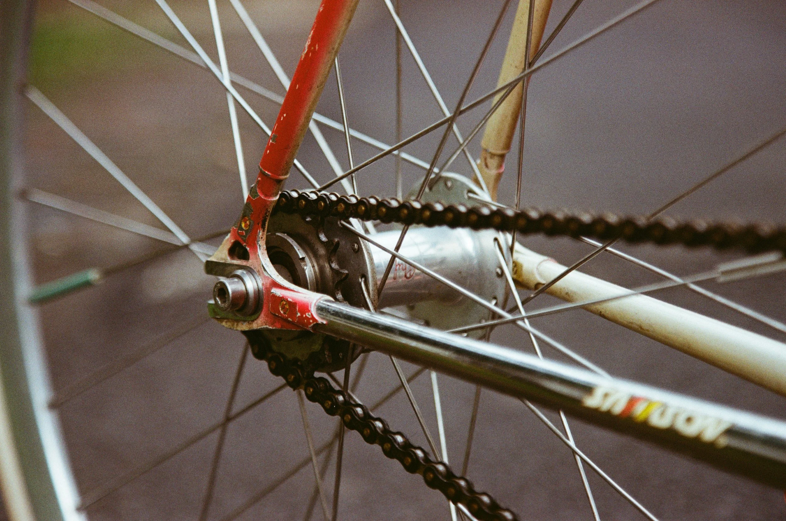 Samson Illusion Fixed gear track bike Sakura Fade NJS Japan Araya super aero campagnolo super pista record salsa stem phil wood