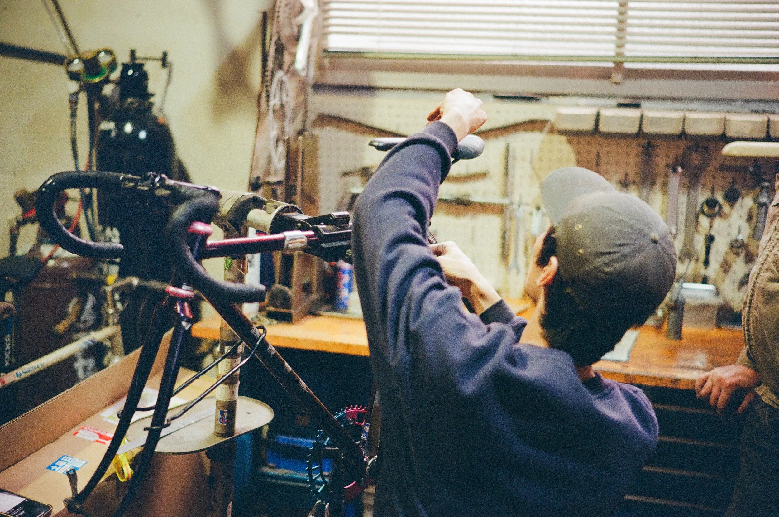 NJS Sratos fixed gear track bike japan BSBC 25las kalavinka framebuilding handmade