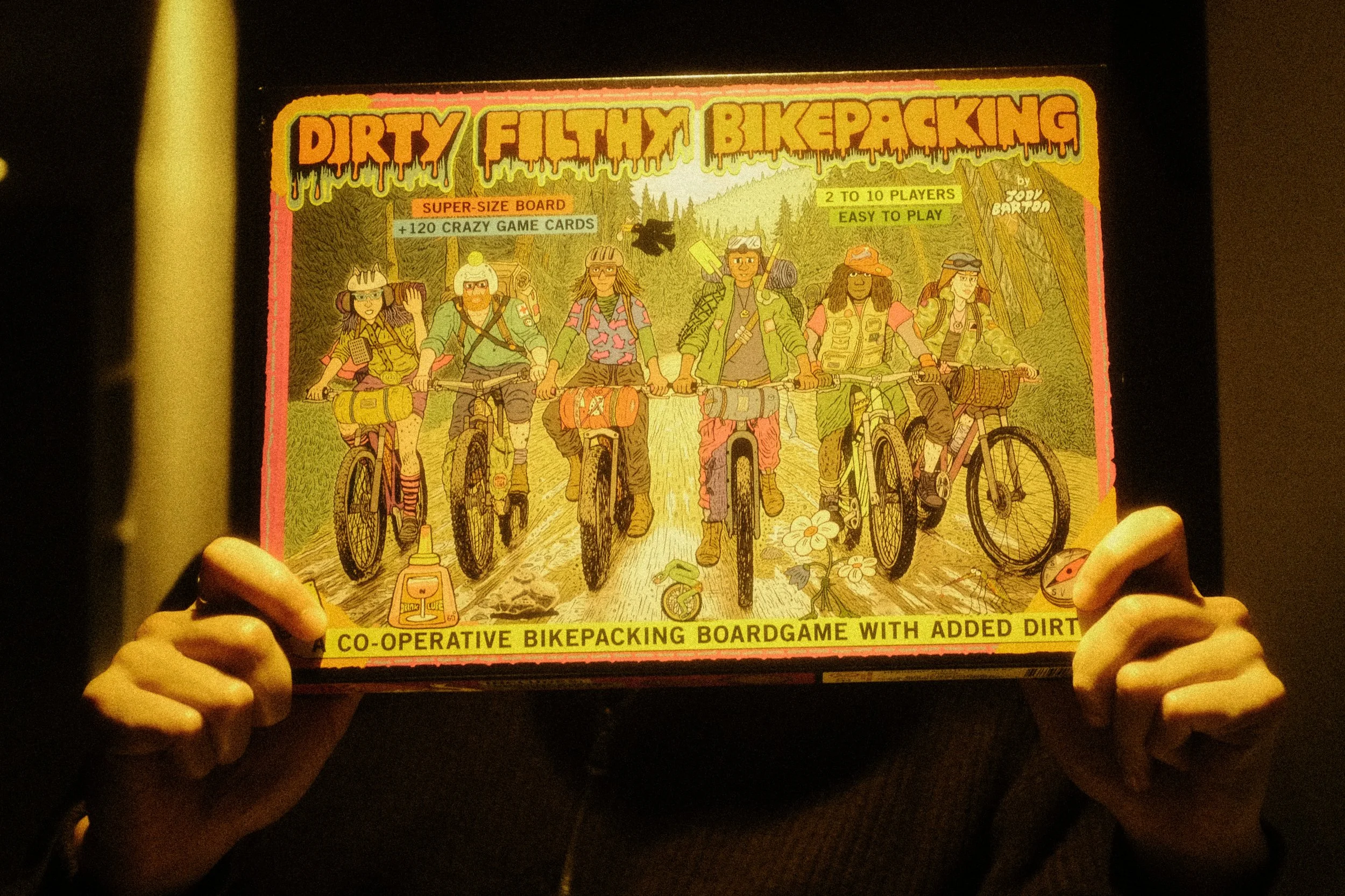 Dirty Filthy Bikepacking board game slow spin society review
