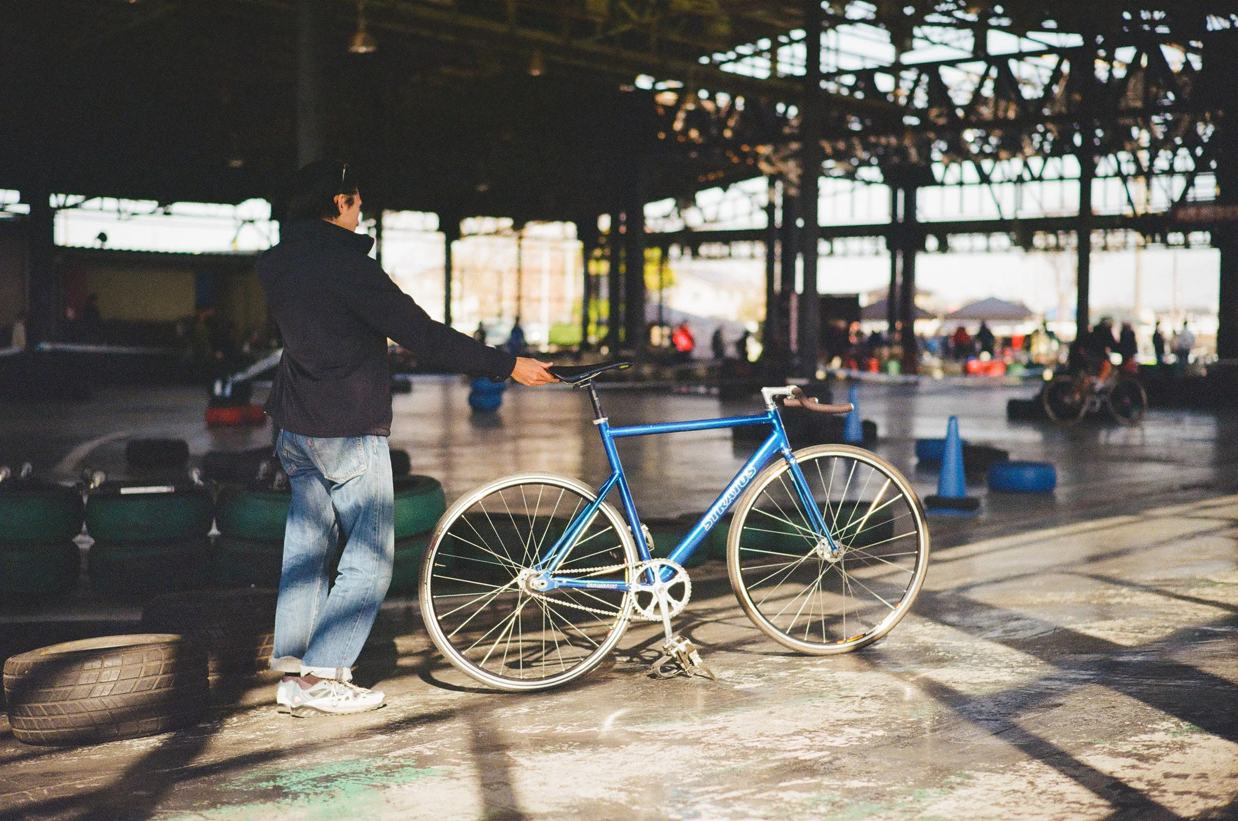 Japan fixed gear track bike stratos campagnolo njs aluminum Nitto Zipp