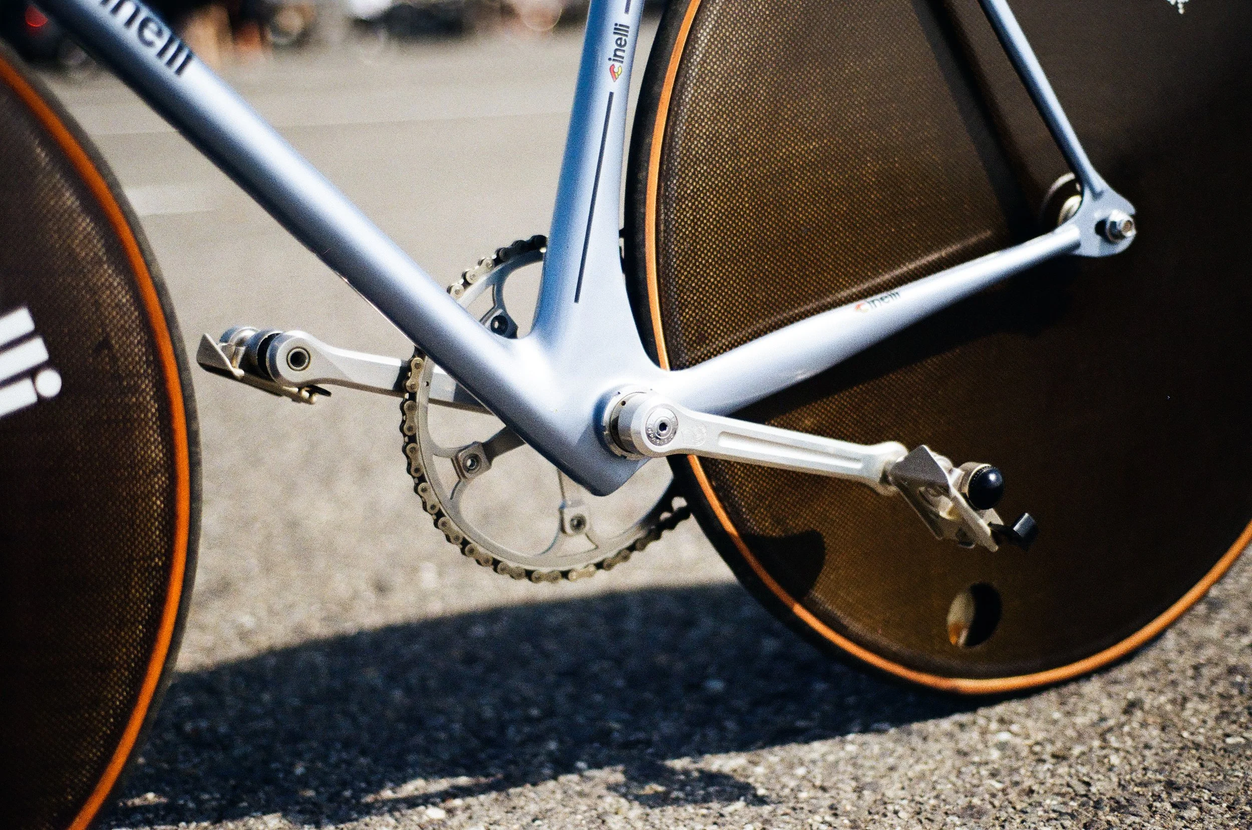 Cinelli Laser Nuova Evoluzione fixed gear track bike collection campagnolo japan show bike m71 pedals