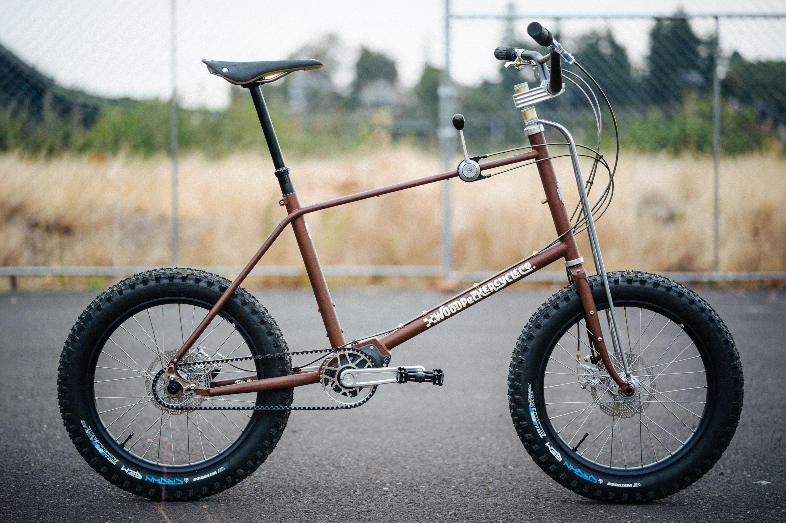2026 MADE Woodpecker Cycle Co. THIK MINI Teravail Brooks Onyx Pinion North Shore Billet