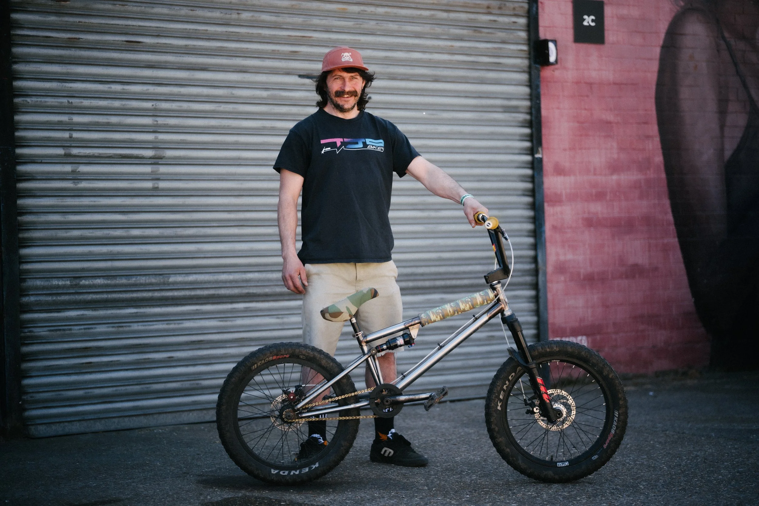 Ted James TJD Bikes Suspension BMX 20" Bespoked UK