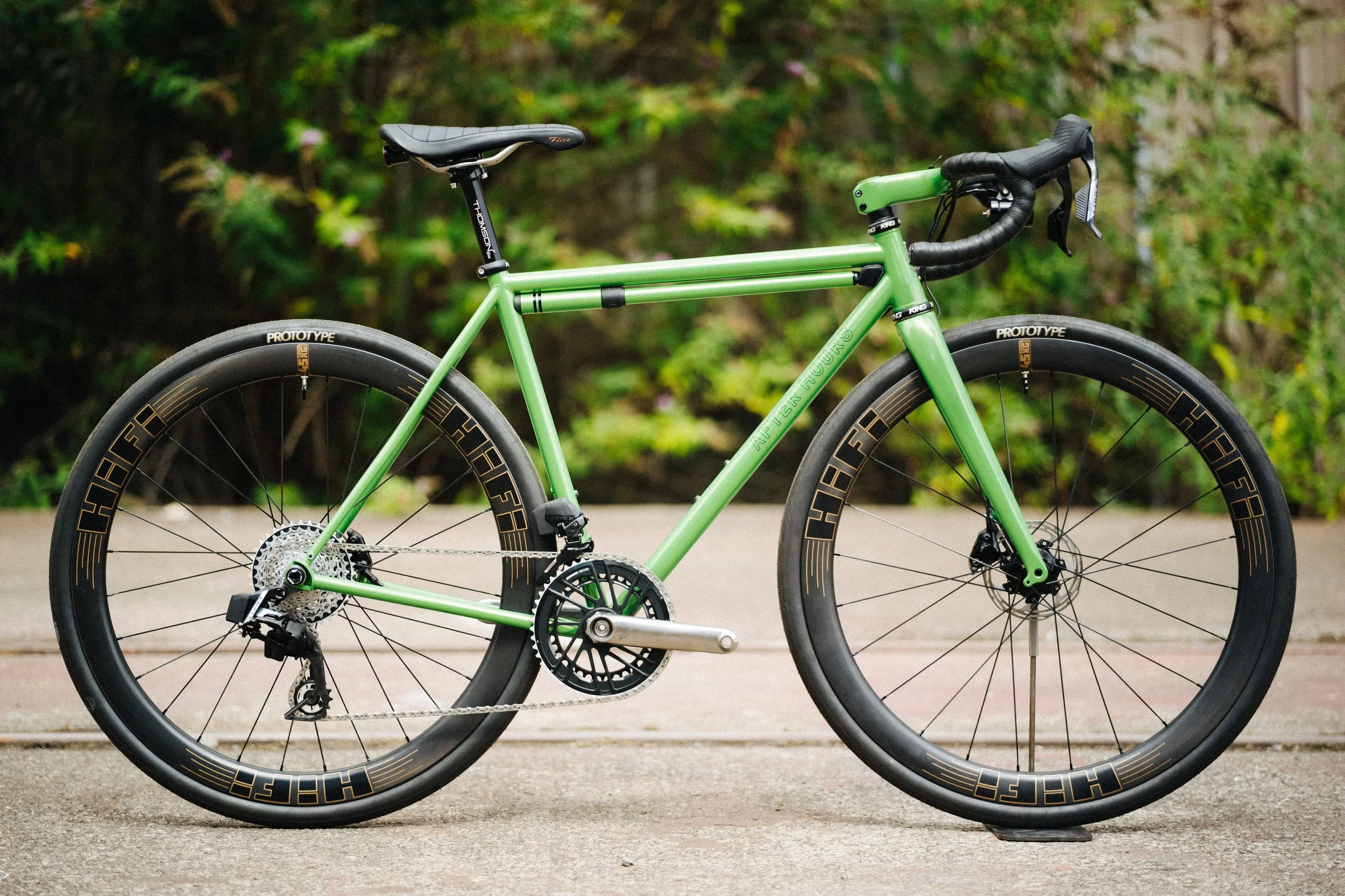 MADE 2026 bicycle show tomii mosaic Pine after hours garbaruk hed simworks brooks shimano sram white industries after hours