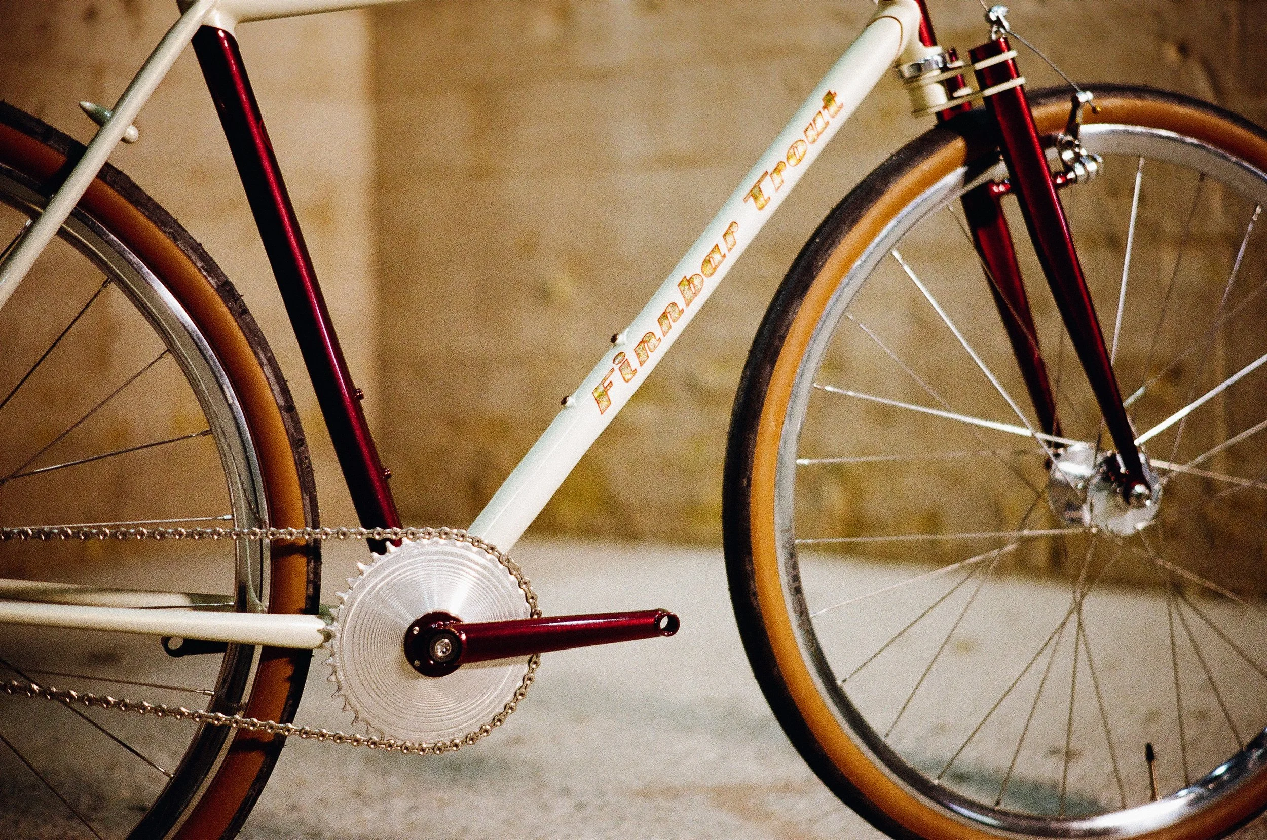 Finnbar Trout Rumble Fish track bike single speed cyclocross steel hand made garbaruk beast components astral mack superlight bespoked dresden