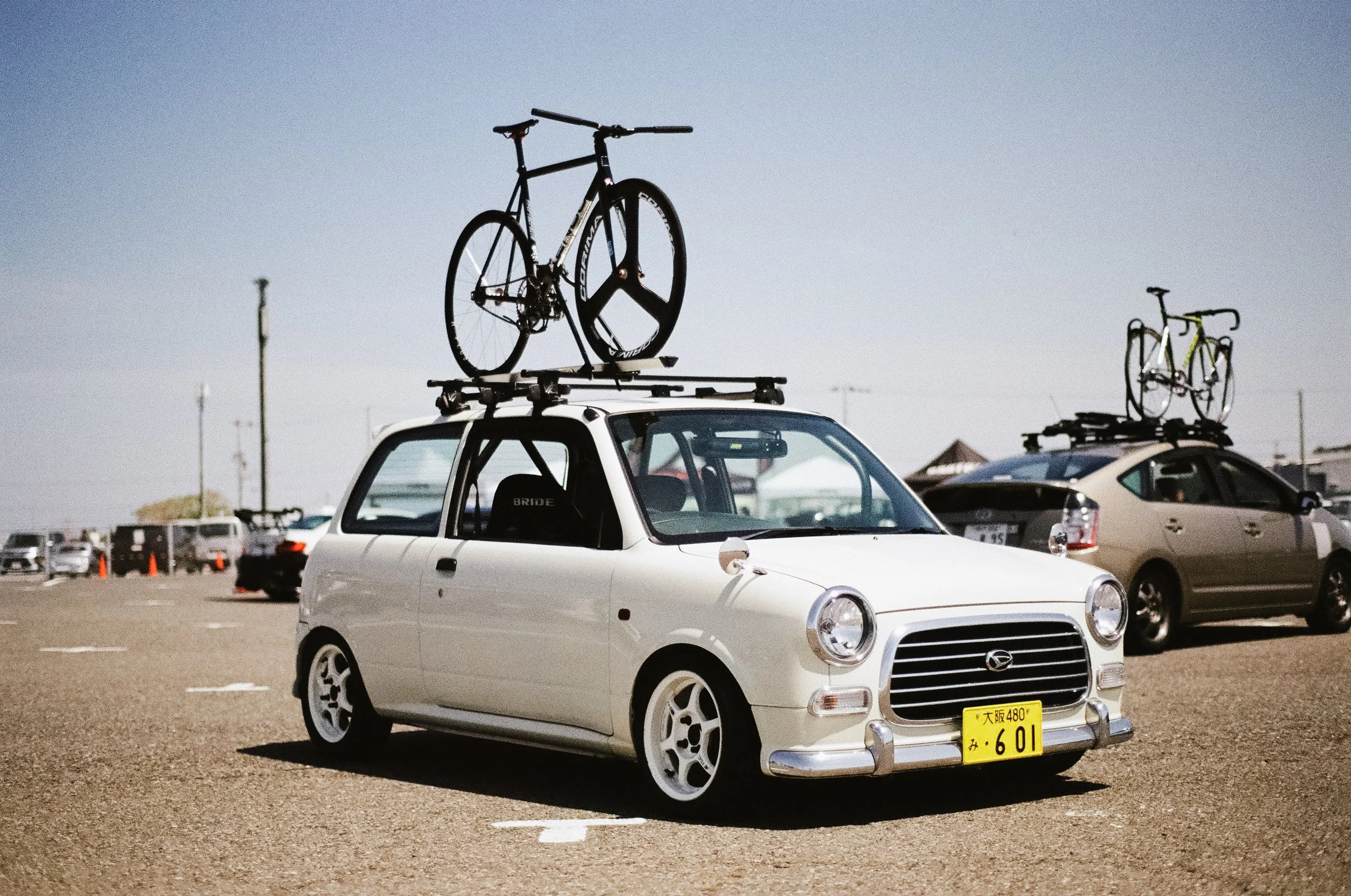 Crank Bike Show fixed gear track bike slammed car show japan