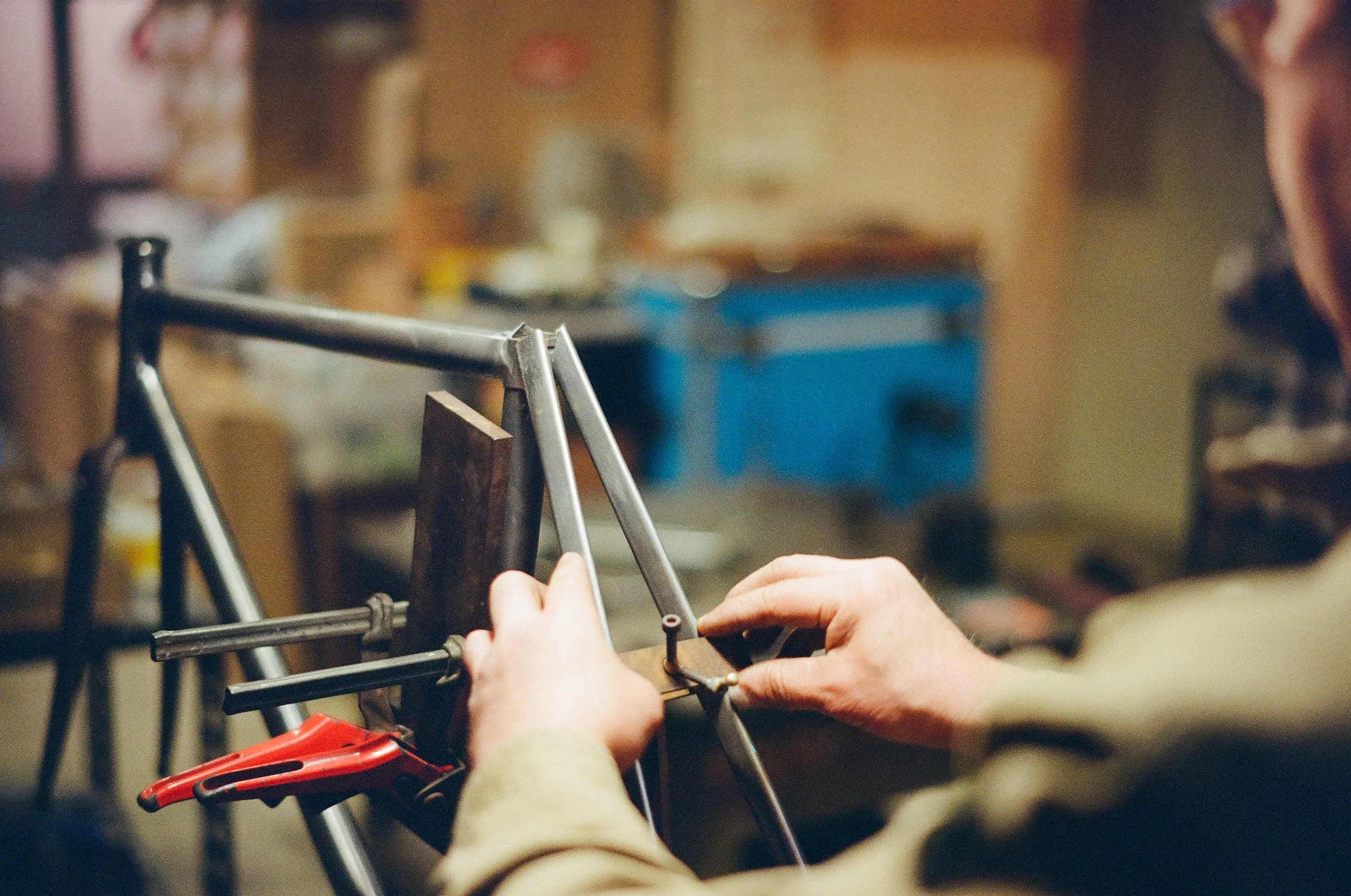 NJS Sratos fixed gear track bike japan BSBC 25las kalavinka framebuilding handmade