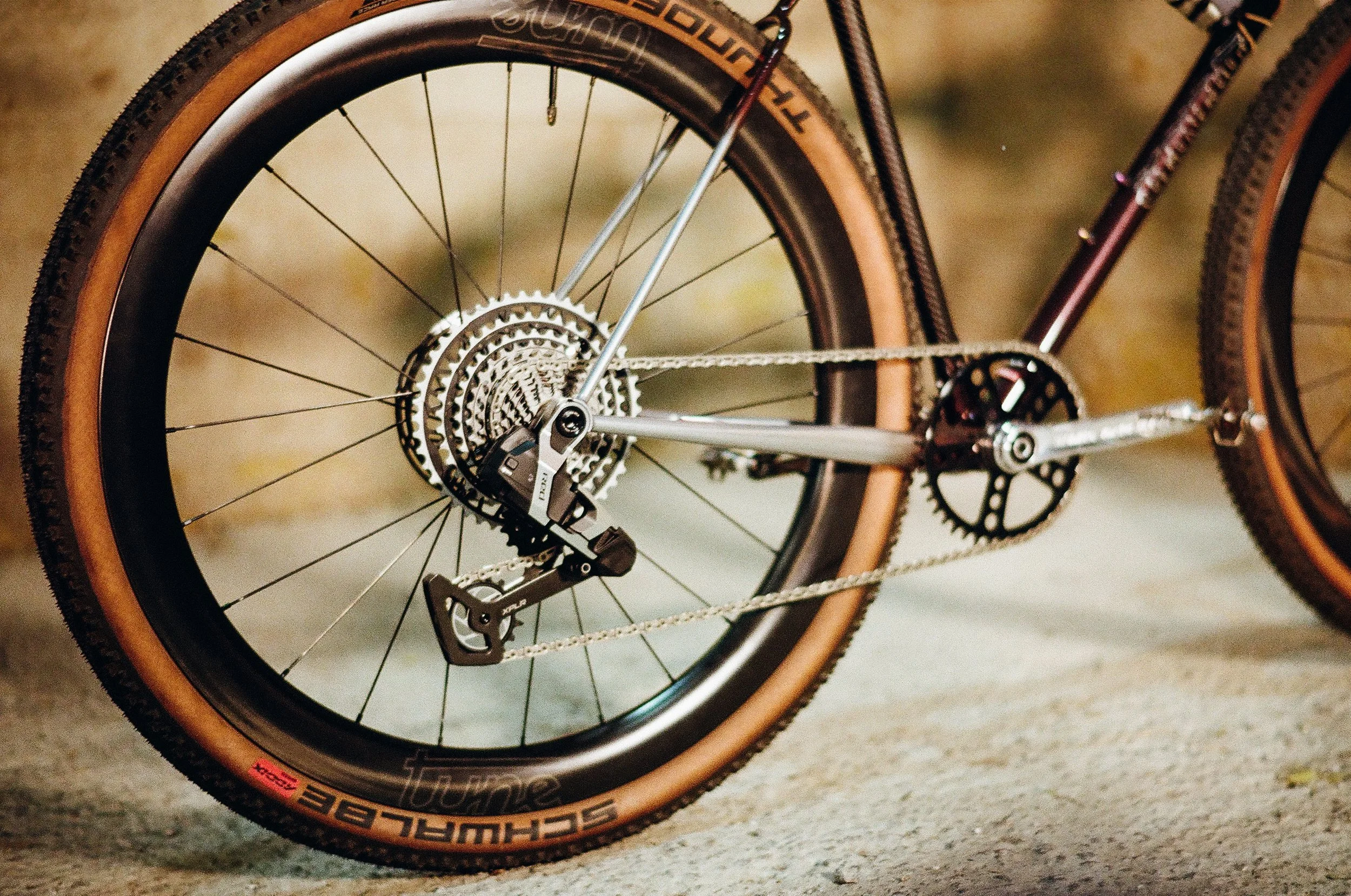 Leo Velo Columbus Tune Sram gravel Zona bespoked schwalbe