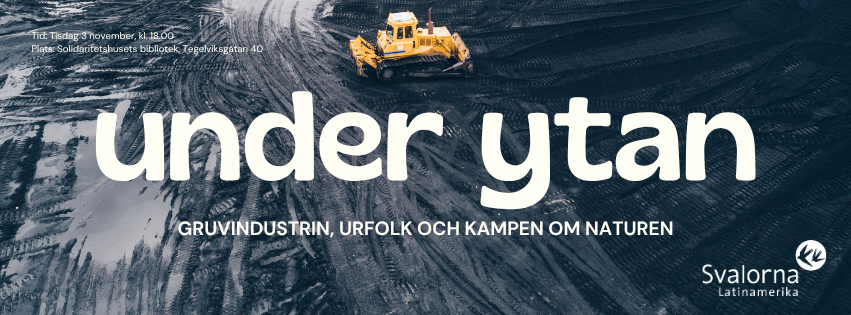 Stickkafé &amp; samtal: Gruvindustrin, urfolk &amp; kampen om naturen