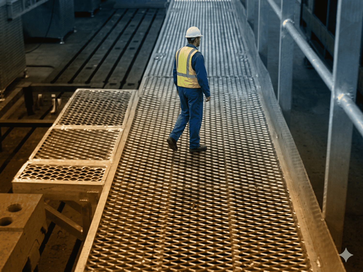 Supply Bay - Heavy-Duty Expanded Walkway Mesh for Industrial Walkways ...
