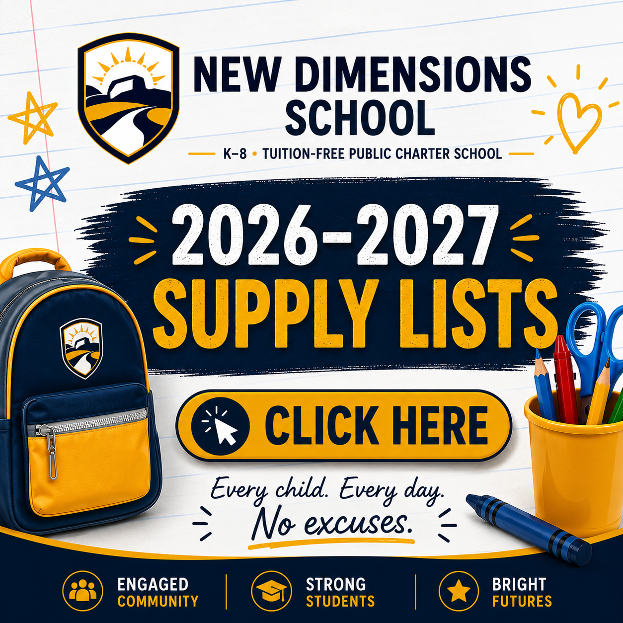 2026-2027 School Supplies