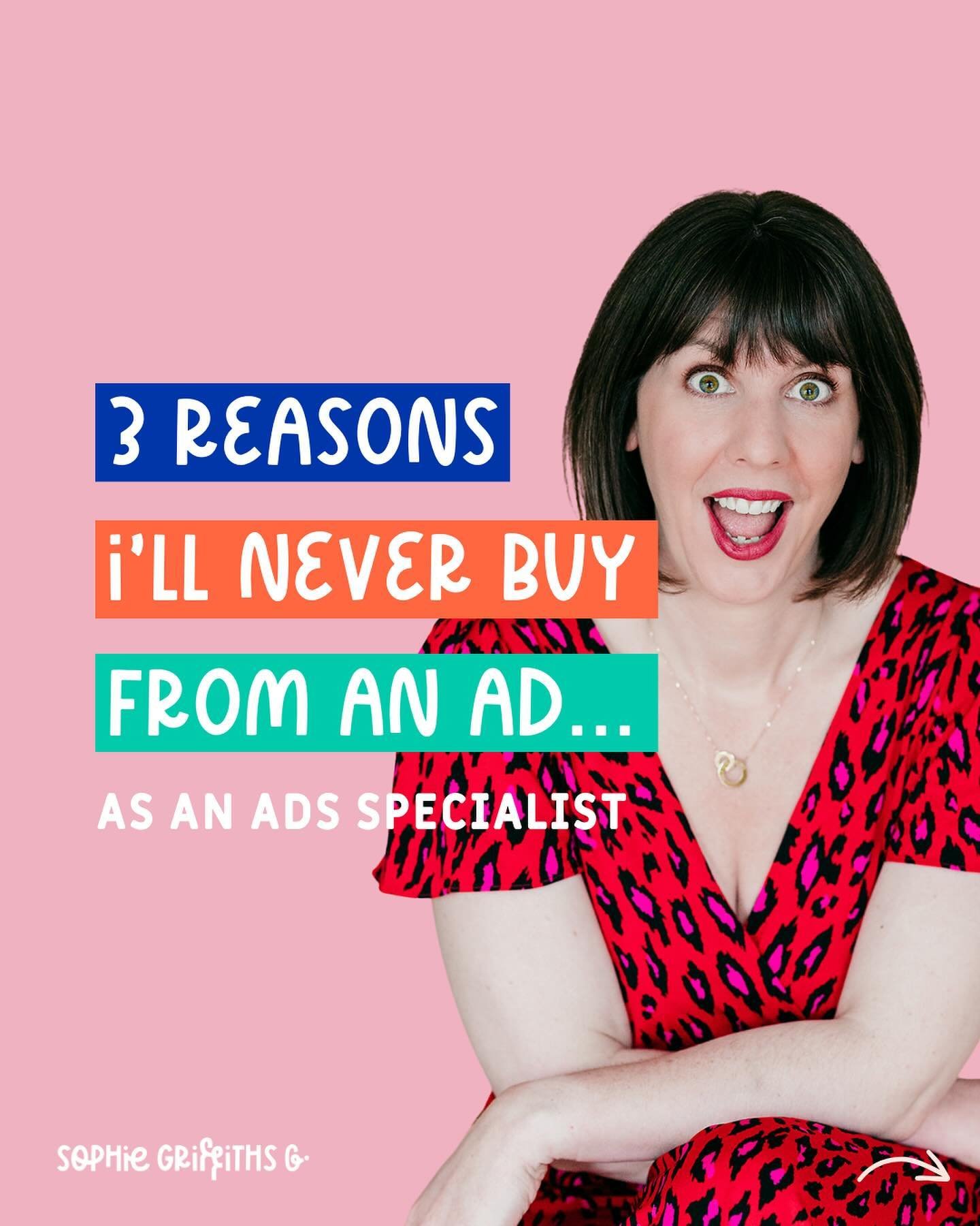 You won&rsquo;t catch me buying from a Facebook ad 🫣

... if it doesn&rsquo;t meet certain standards!

It wouldn&rsquo;t be right if I didn&rsquo;t have strict criteria for the ads I buy from, would it?

Swipe for my red flags 🚩 and hit save to avo