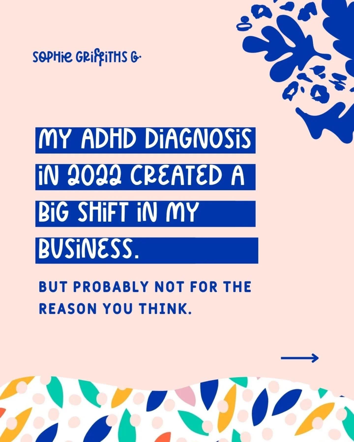 It's 3 years today that I got my ADHD diagnosis. There wasn't a dramatic overnight shift. Or a big revelation as to how my life was going to change.

But what it did do?

It gave me permission to be different.
Do things differently.
Acknowledge my br