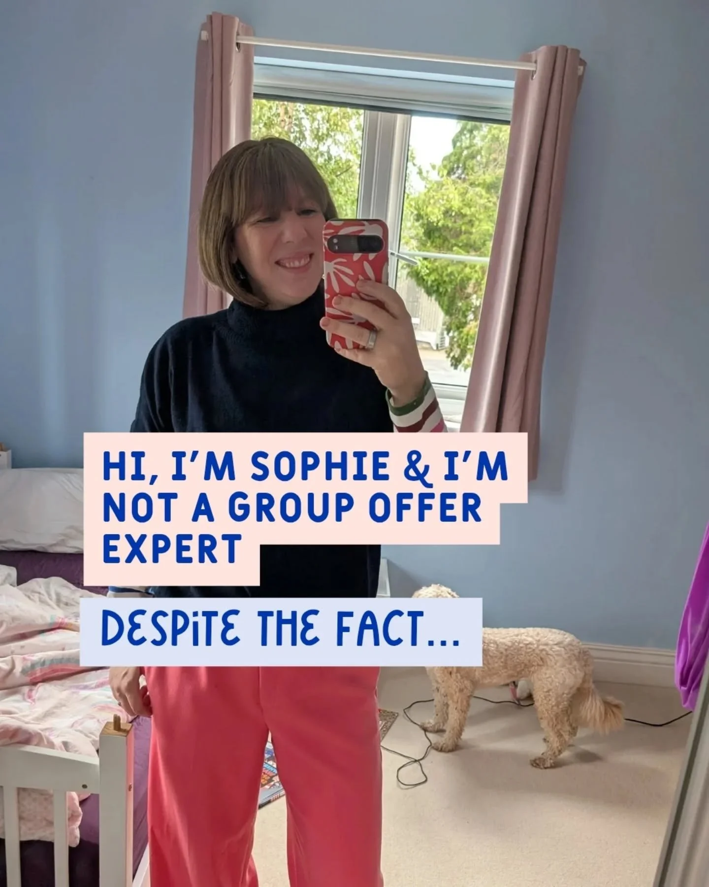 An INEVITABLE business starts with a group offer. But that isn't the end goal.

My clients don't want to just scale their group.

They want to scale their business whilst also feeling anchored and grounded.

They want to make intuitive decisions that