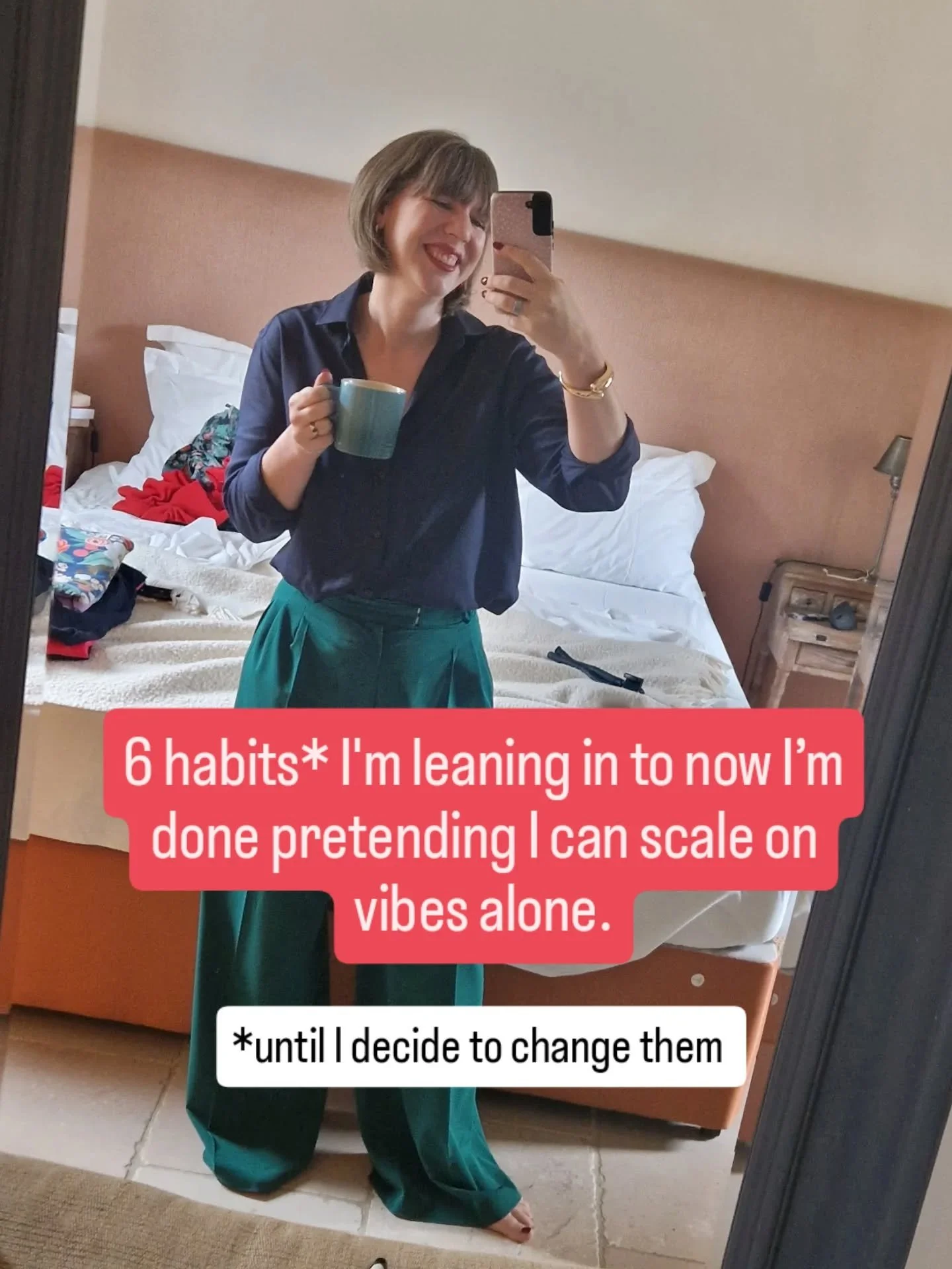 I'm not really big on routine (that's an understatement 😂). But December is coming and it's a time of year I typically tend to wobble on the edge of burnout.

So I am trying to lean into the habits that support me to scale aaaaaaaand enjoy my favour