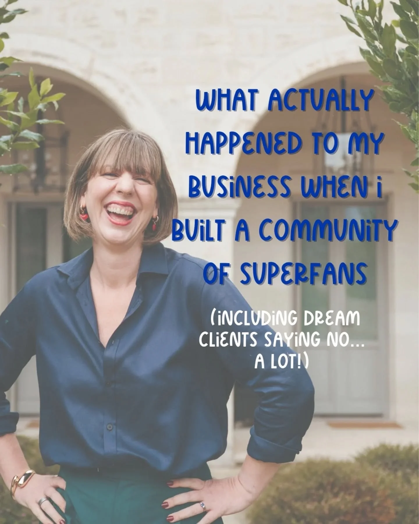 The first step to building a community of Superfans so this happens to your business too?

Committing to going beyond scattergun marketing.

You've got a lead magnet &amp; welcome sequence, you post on social media &amp; have delivered masterclasses.