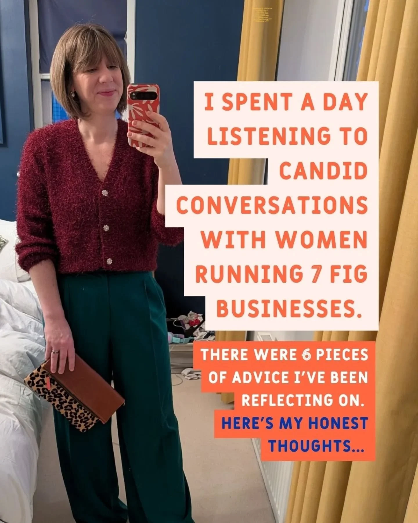 No. 4 is the thing I'm still working on the most 🙈. And it's really linked to me not owning what I do and the brilliant growth I've had as well as the insane results my clients get. 

I absolutely LOVE hearing women talk about their success. How the