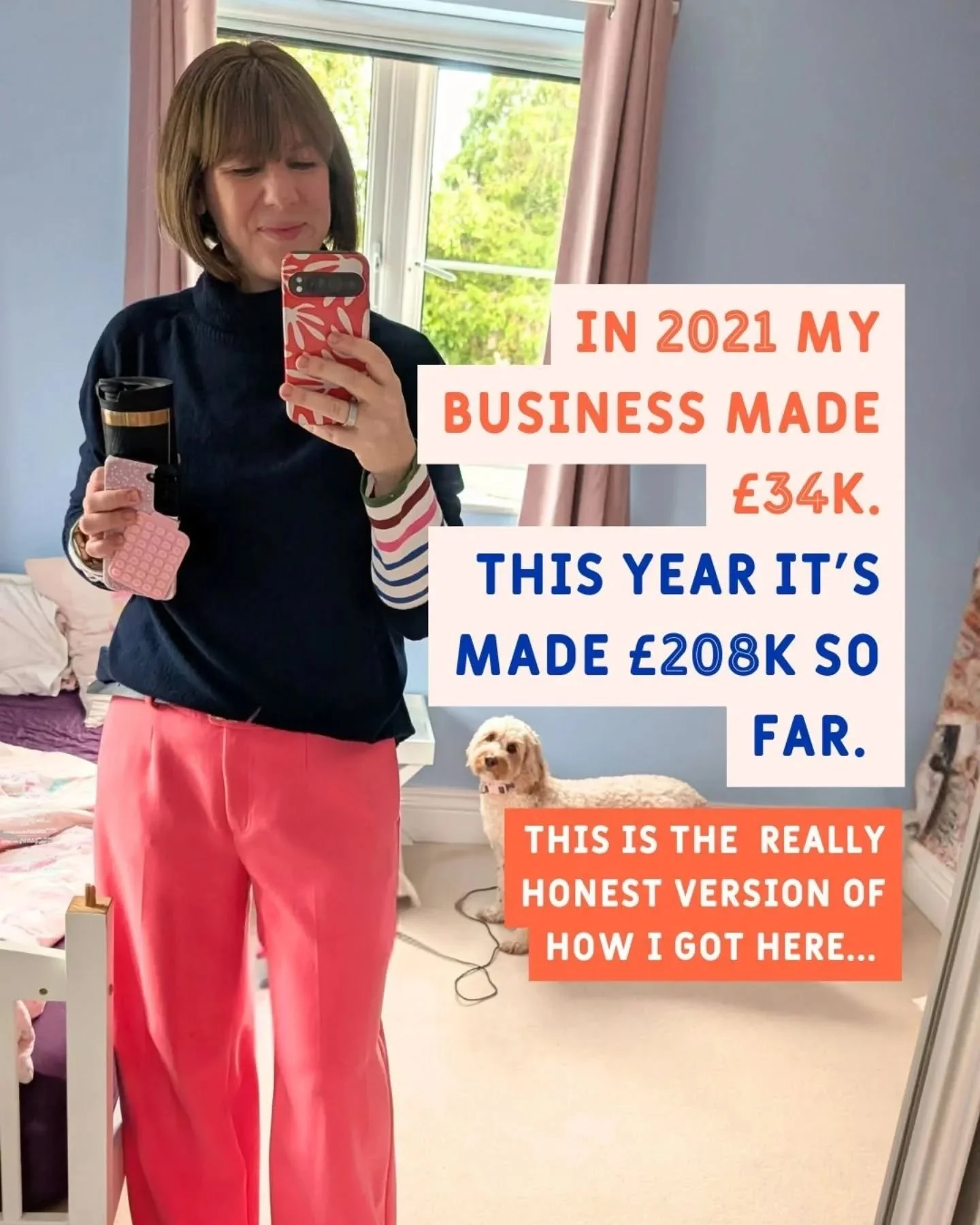 The biggest shift in my business?

When I was really honest about what I wanted and how I wanted to work with clients.

I love depth. Hate small talk.

So it made sense that long term support with clients would work.

And 1:1 that made sense. But in 