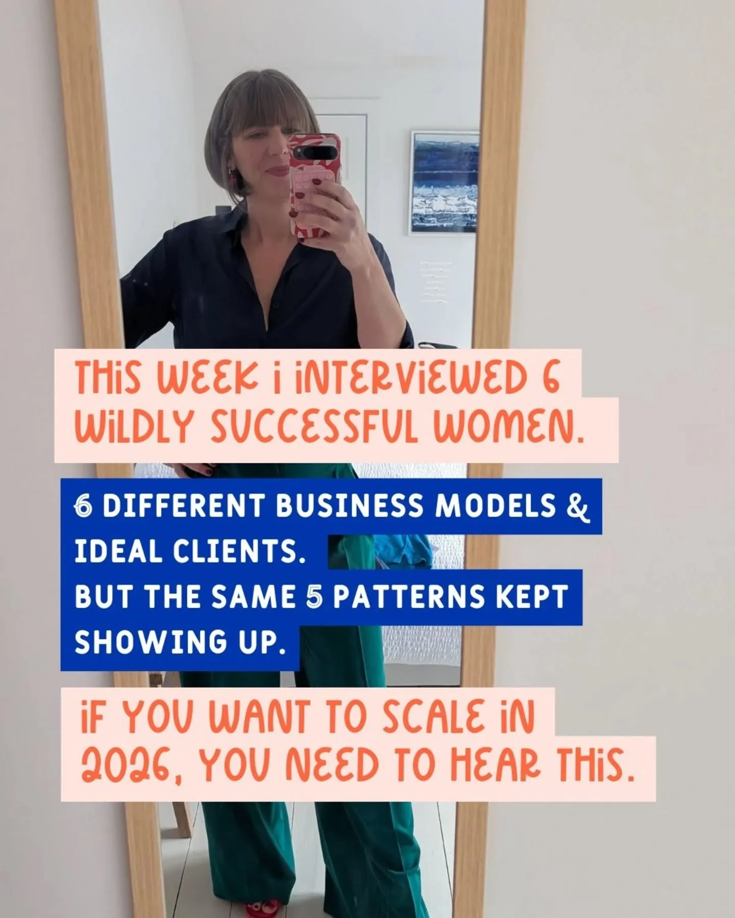 😍 What a bloody joyful week. Honestly, speaking to these 6 women has been the biggest reminder of the absolute key to success...

Doing it your way even when it feels really bloody hard 😂

Having spoken to them all, there were 5 themes that came up