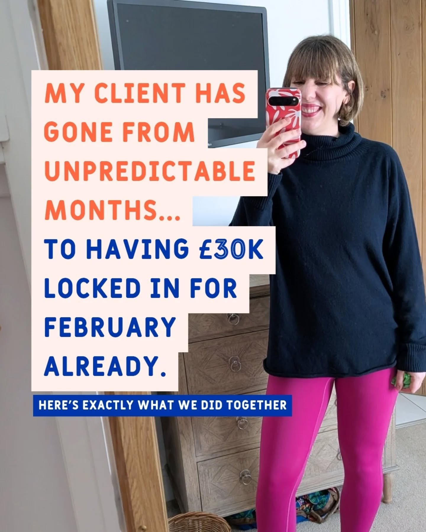 This might be hard to hear but it's not about knuckling down and working harder.

Exhausting launches, more funnels or a load of low ticket passive offers are not the vibe. 

You also don't accidentally manifest &pound;20k revenue every month for 202