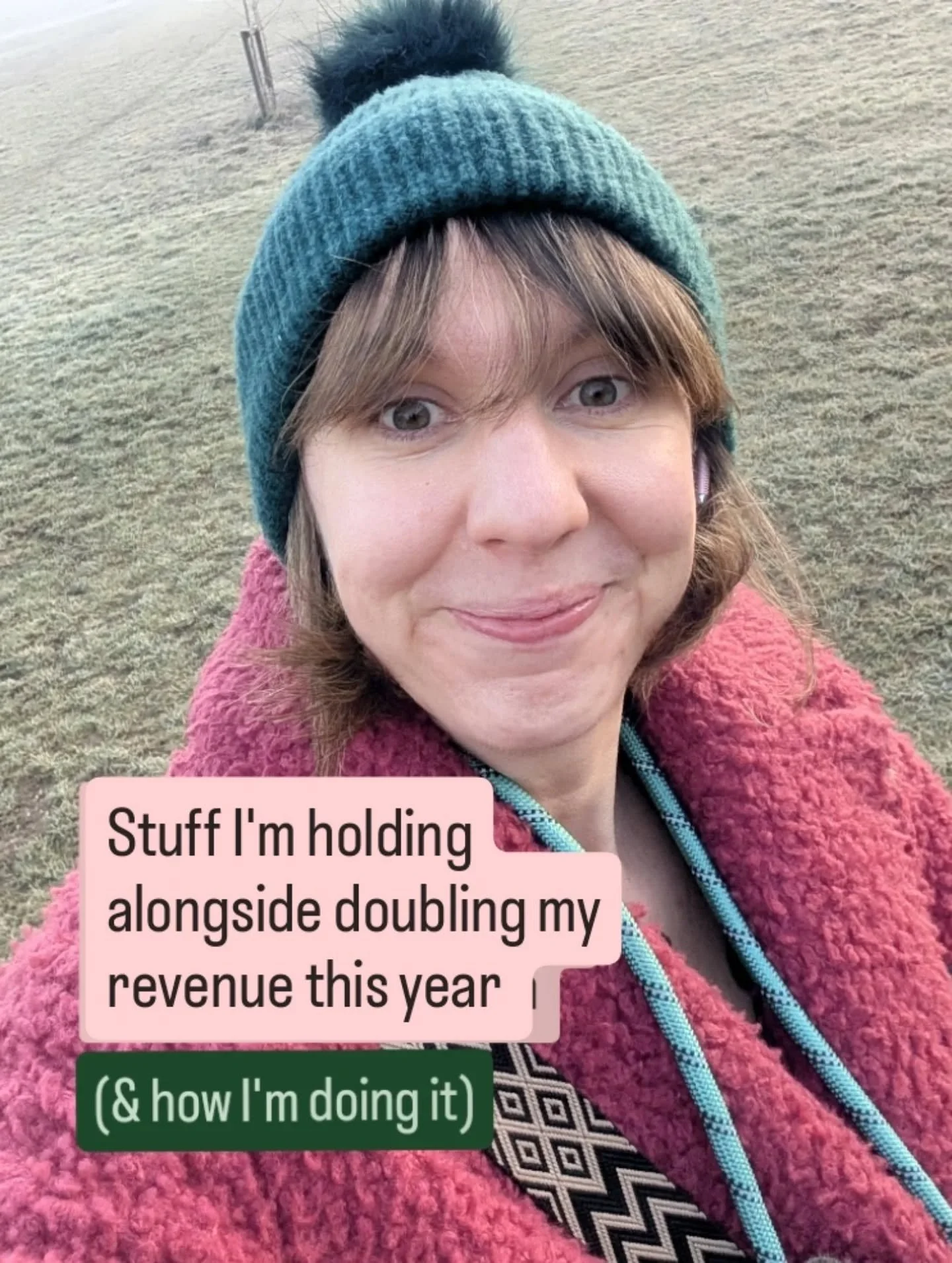 In the past my big goals for my business have really negatively impacted my life &amp; health (swipe for the god awful broken nose pic 🤣).

This year I'm absolutely clear what my non negotiables are and that the business is set up to scale without m