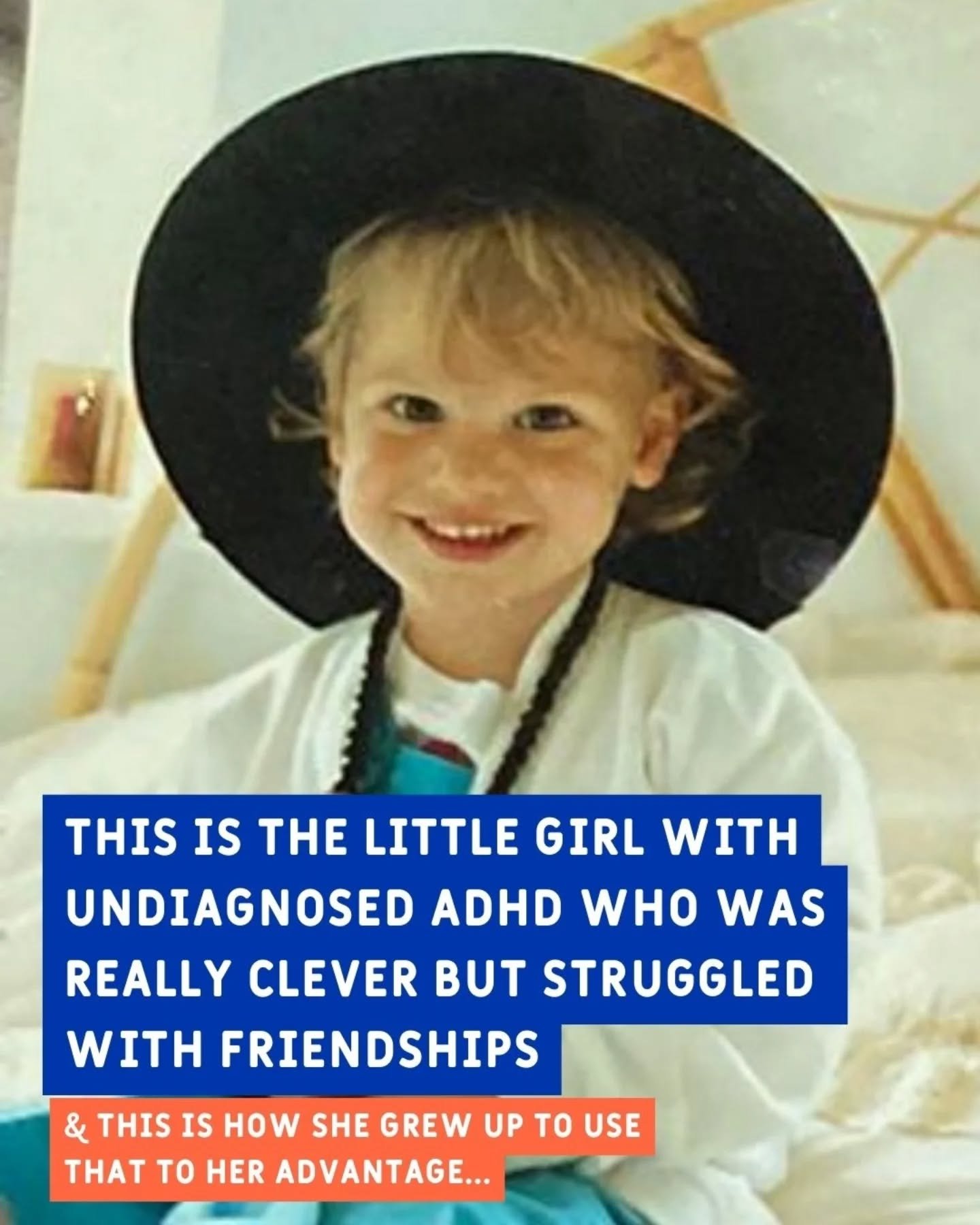 What an absolute babe little Sophie was, she had no idea at the time. She thought she was too much... Too loud, too clumsy, too clever, too inquisitive,, too emotional, too MUCH. 

Well this boffin* who absolutely hated secondary school, college and 