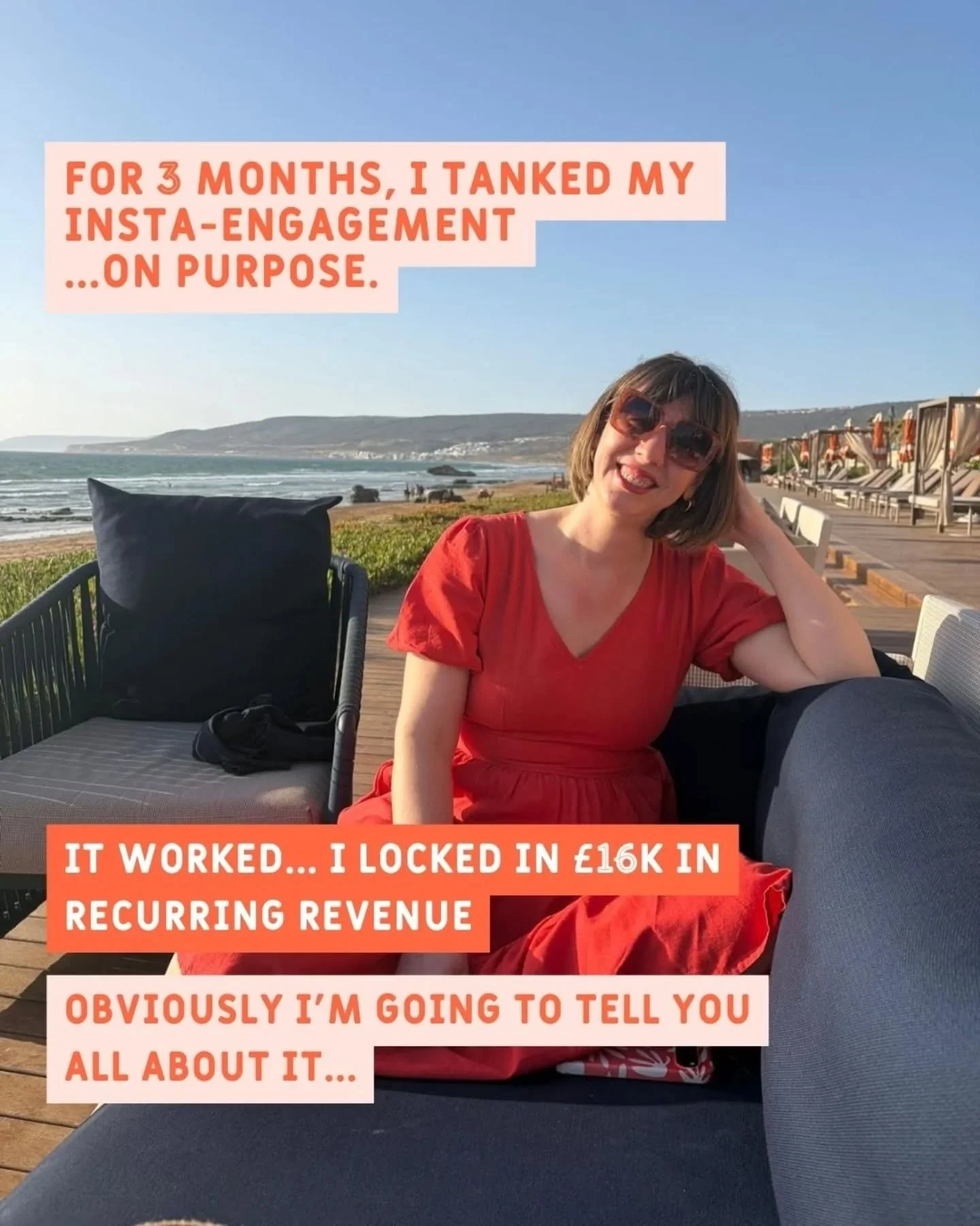 Your engagement doesn't need to totally tank but if you're finding it SLOOOOW to pivot &amp; talk to a different client on Insta (never mind actually get them to buy!), you need to come to this masterclass!

I'll walk you through exactly how I used t