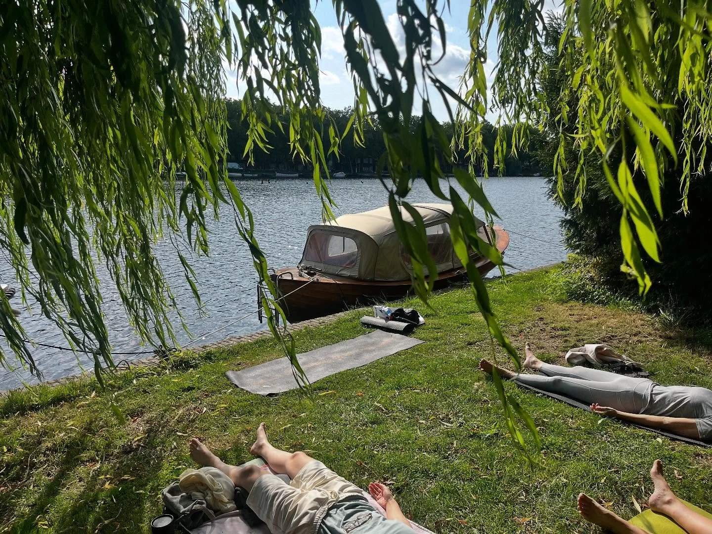 Bij mooi weer: minstens 18 graden, geen harde wind, geen regen maar het liefst natuurlijk m&eacute;t zon ☀️ geef ik zondag om 9:30 yogales onder een van de prachtigste bomen van Amsterdam 🫶 🌳🧘&zwj;♀️
Aanmelden via signal groep of what&rsquo;s app 