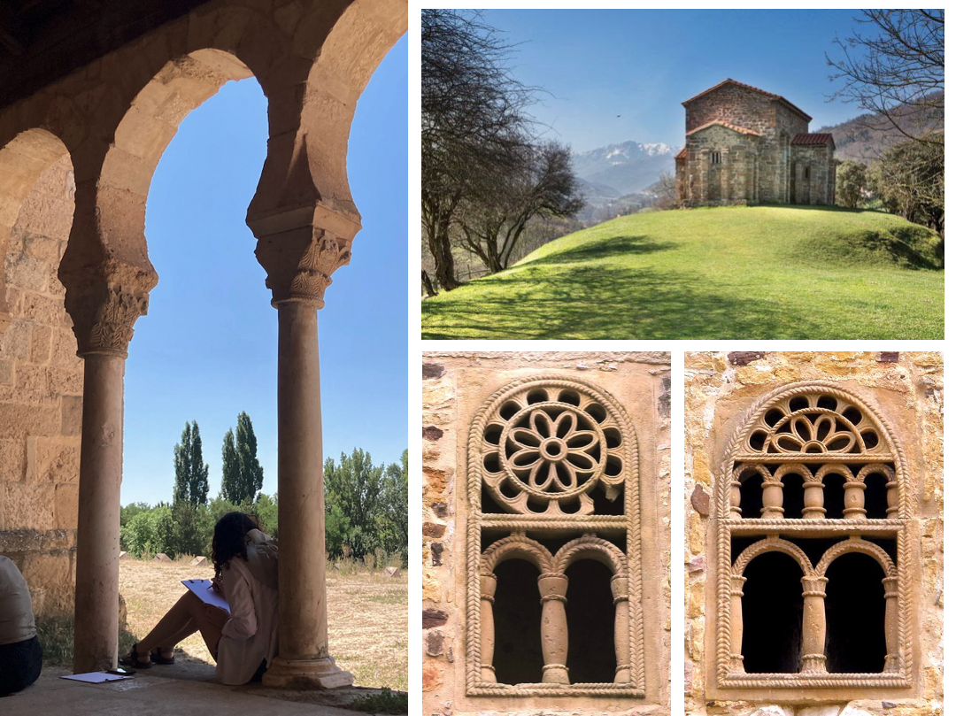 pre romanesque rose windows, gothic windows, sacred art, christian sacred art, sacred geometry, sacred geometry teaching, Camino de santiago sacred, Rose window, oviedo, sacred architectureart,