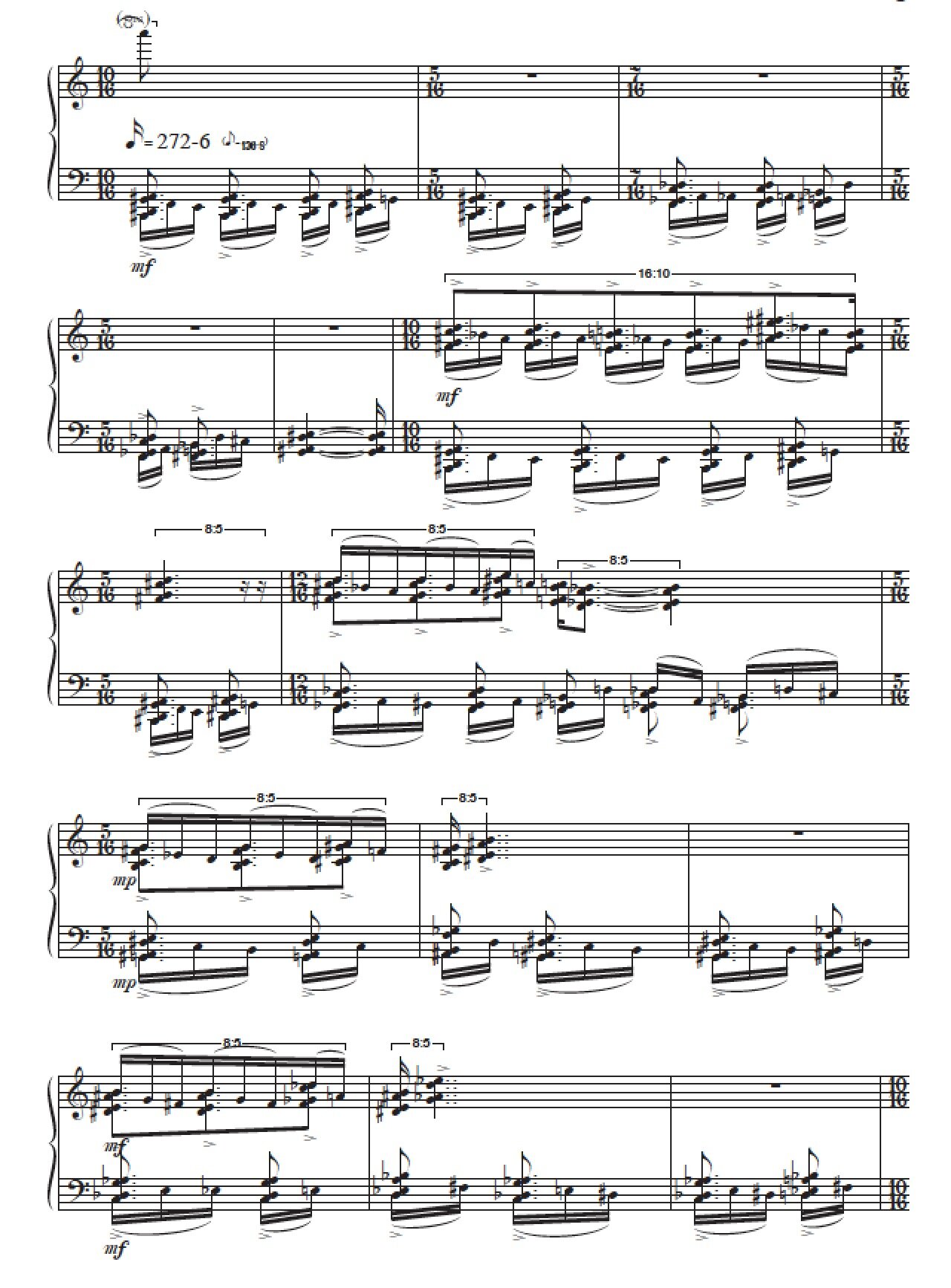 The Oul' Winda Rag - Score