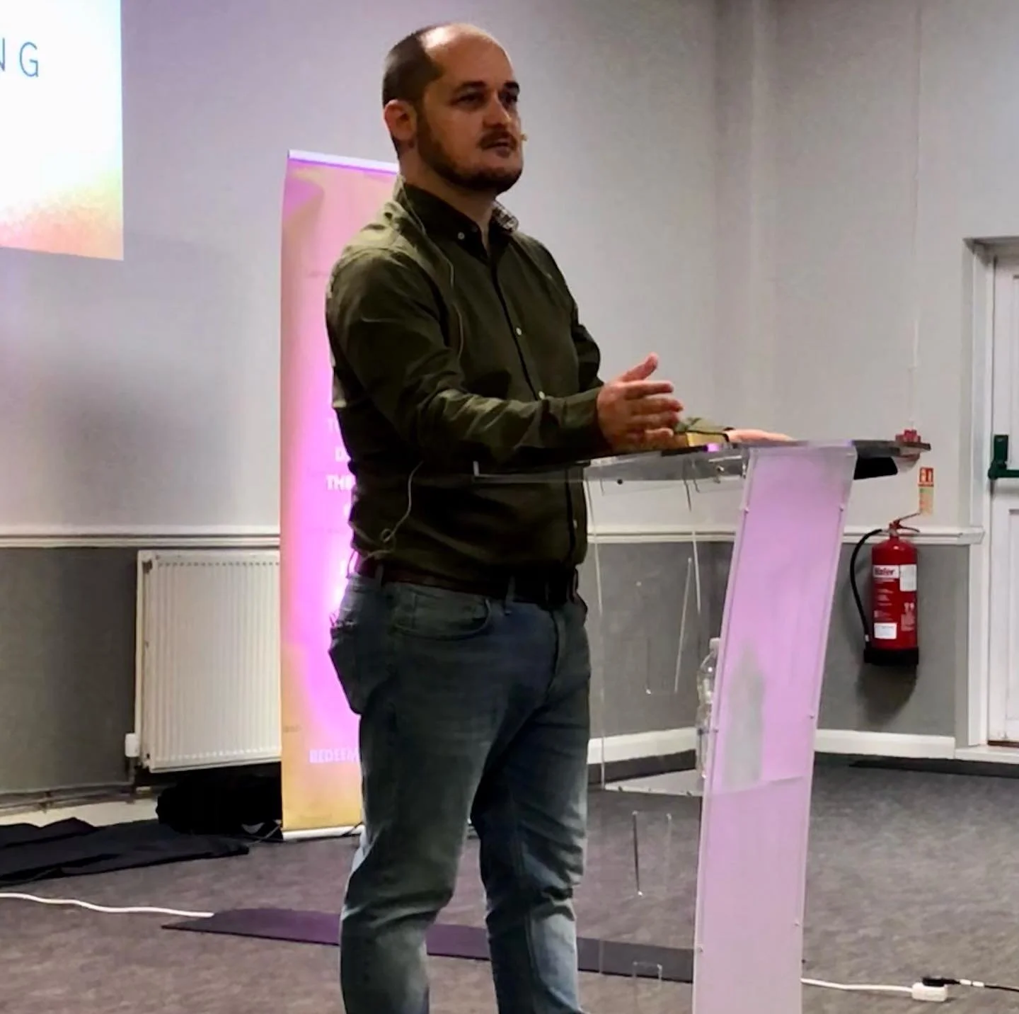 We were so blessed to have Rhys Gronow from @godfirstchurchbarry with us this week - such an encouraging preach! If you missed it you should definitely catch up over on our website! www.redeemertavistock.uk
