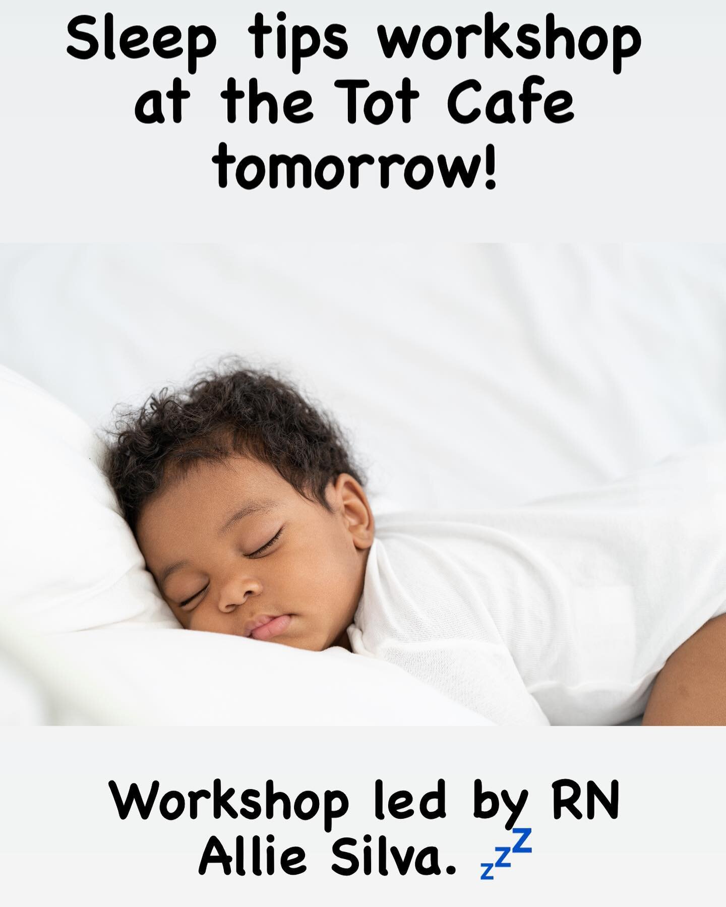 If you aren&rsquo;t sleeping like this each night, join us tomorrow (March 22nd) at The Tot Cafe for a morning of awesome education with Allie Silva, Registered Nurse and Mama Coach. 

T�his workshop is best suited for age Newborn - 18 months

D�urin