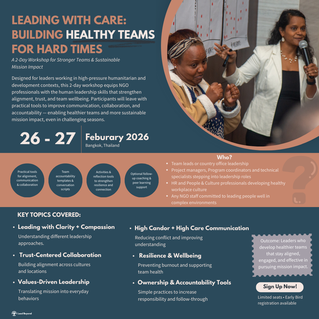 Leading with Care: Building Healthy Teams for Hard Times