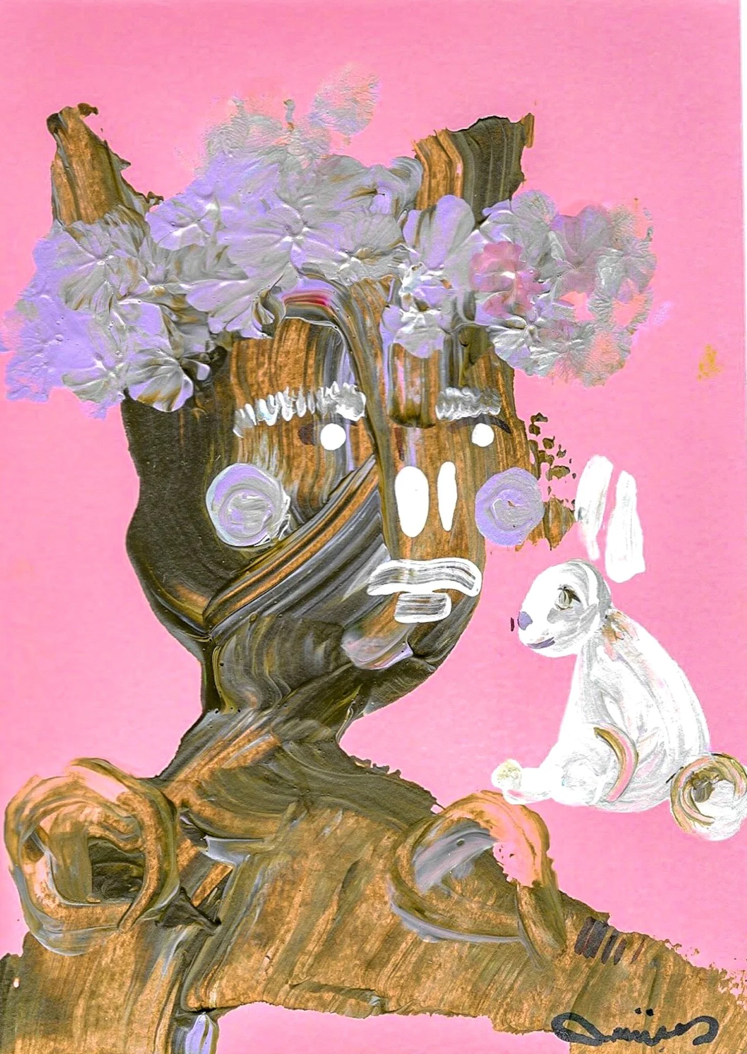 © Hello Bruce | Acrylic paint on paper 
