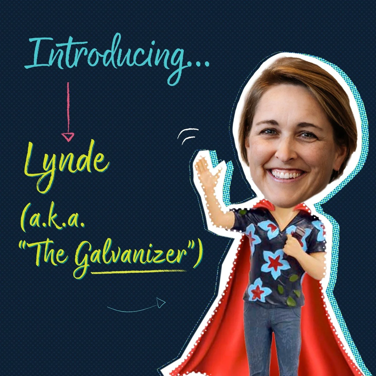 I&rsquo;m not just a graphic designer &mdash; I&rsquo;m a galvanizer. 💥
I love helping mission-driven teams find clarity and energy when ideas are still forming. Because when creativity and collaboration collide, magic happens. ✨

#lpdesigncollab 
#