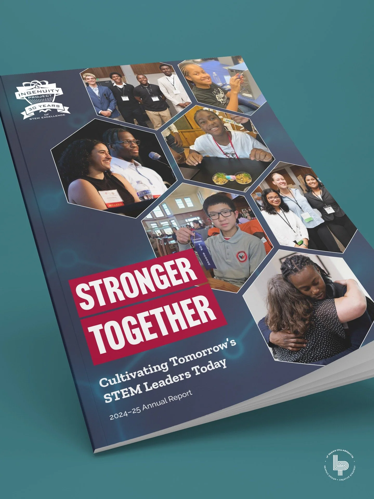 It was such a pleasure collaborating again with @the_ingenuity_project to design their 2025 Annual Report&mdash;celebrating the students, educators, and supporters transforming STEM education in Baltimore City.

Highlights include:
&bull; Hands-on re