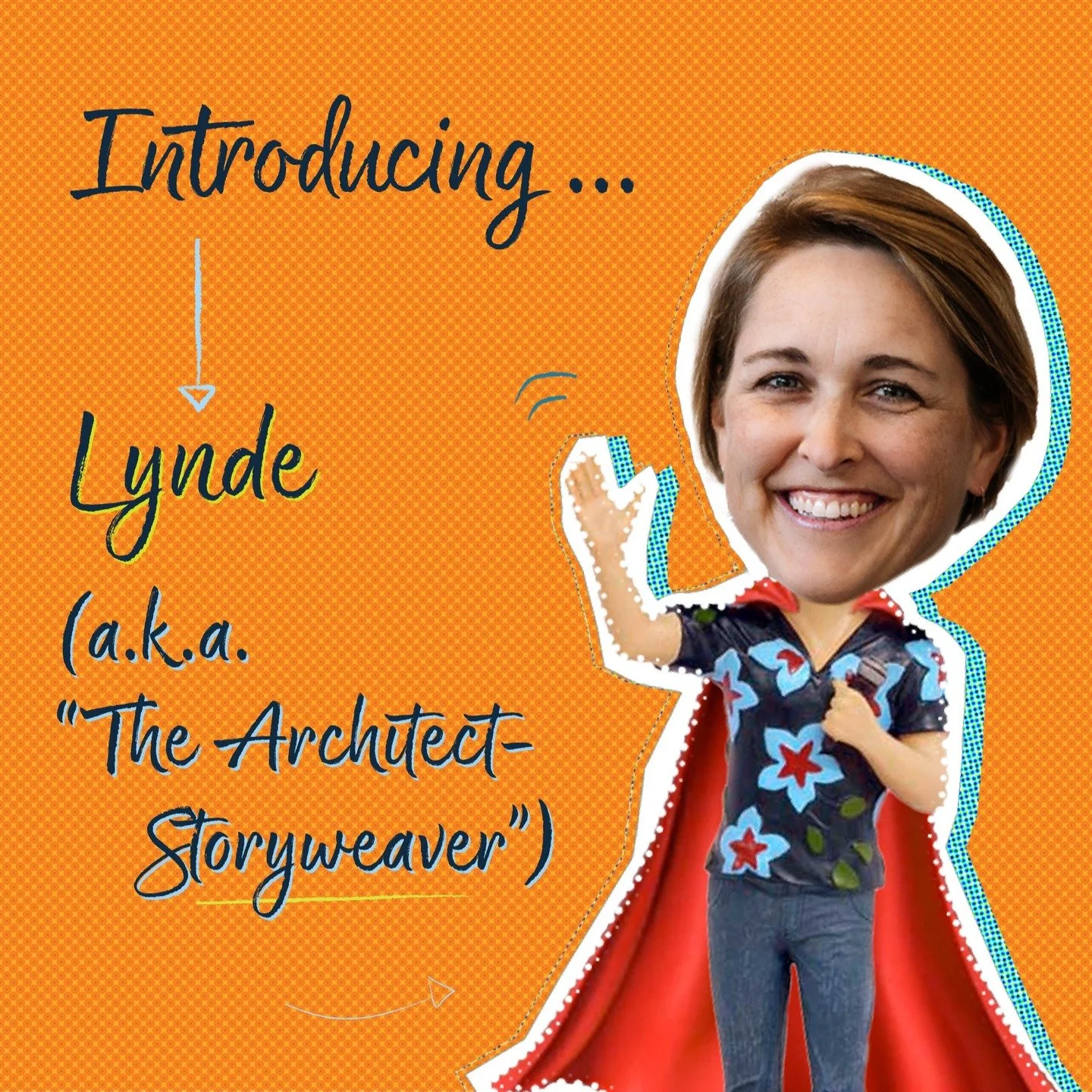 I&rsquo;m not just a graphic designer &mdash; I&rsquo;m an *architect storyweaver.*

I turn complex ideas into clear, meaningful communication by weaving strategy, structure, and story together so that teams can see the shape of their message.

When 