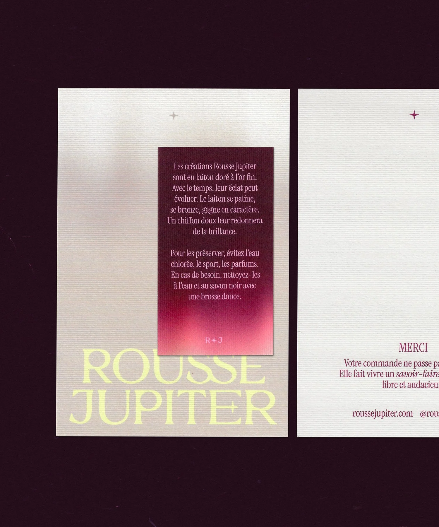 Jewelry stationery