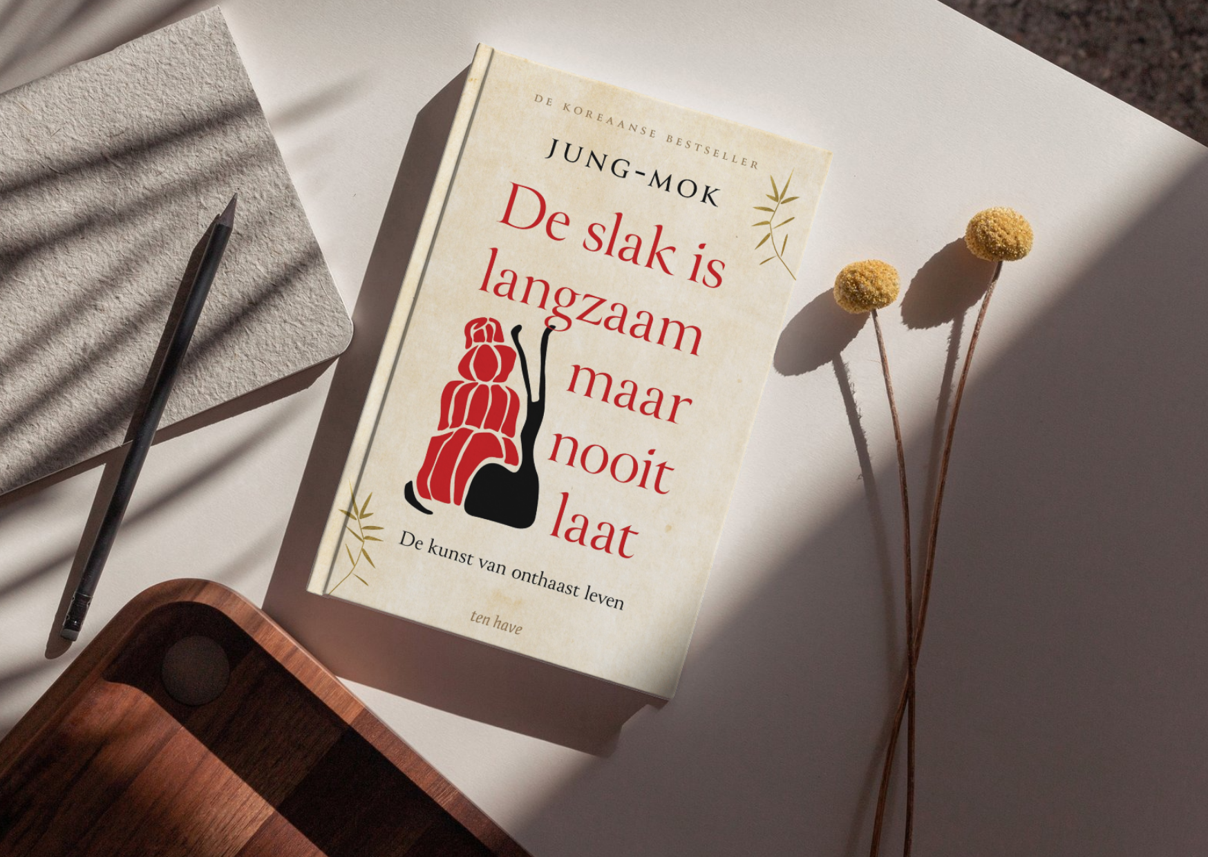 De slak is langzaam maar nooit laat