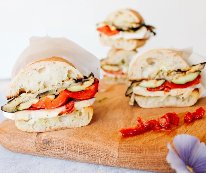 Grilled Veggie and Brie Sandwiches — Elizabeth Raybould